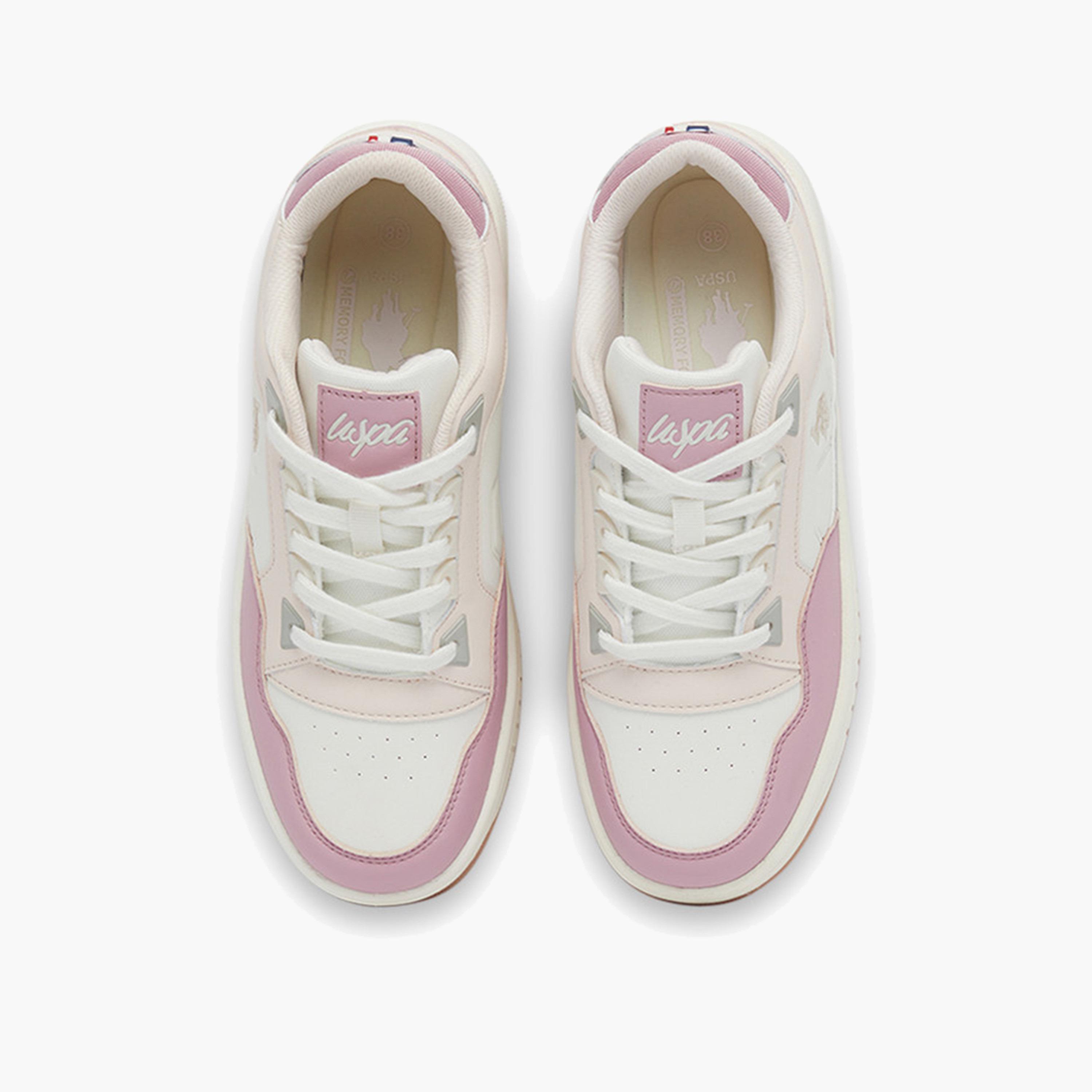U.S. Polo Assn Women's Lace-Up 5M CYPHER GLB 5FX Low Ankle Sneakers | 5M-CYPHER-GLB-5FX-OD-women-shoes-sneakers-image-4