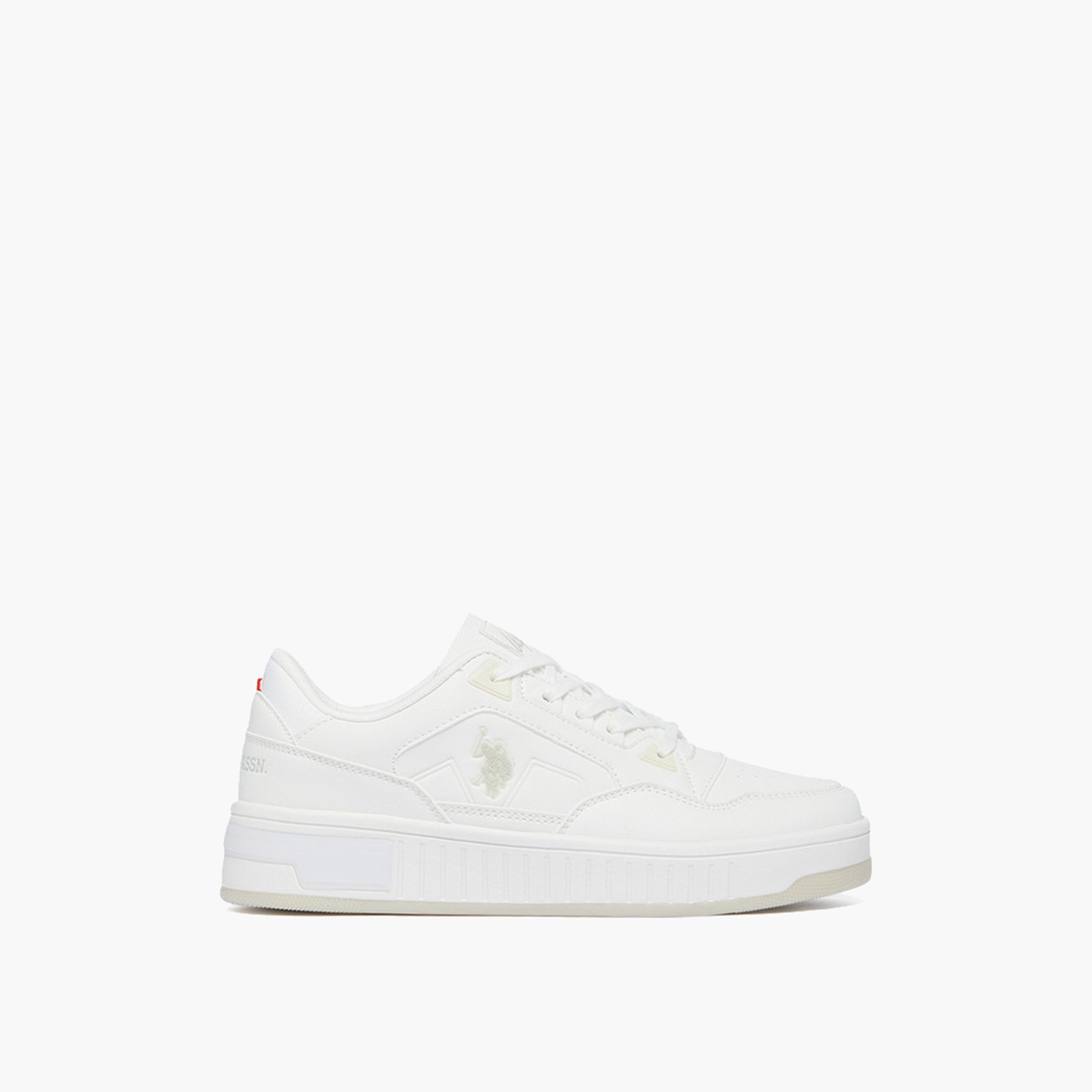 U.S. Polo Assn Women's Lace-Up 5M CYPHER GLB 5FX Low Ankle Sneakers | 5M-CYPHER-GLB-5FX-OD-women-shoes-sneakers-image-3
