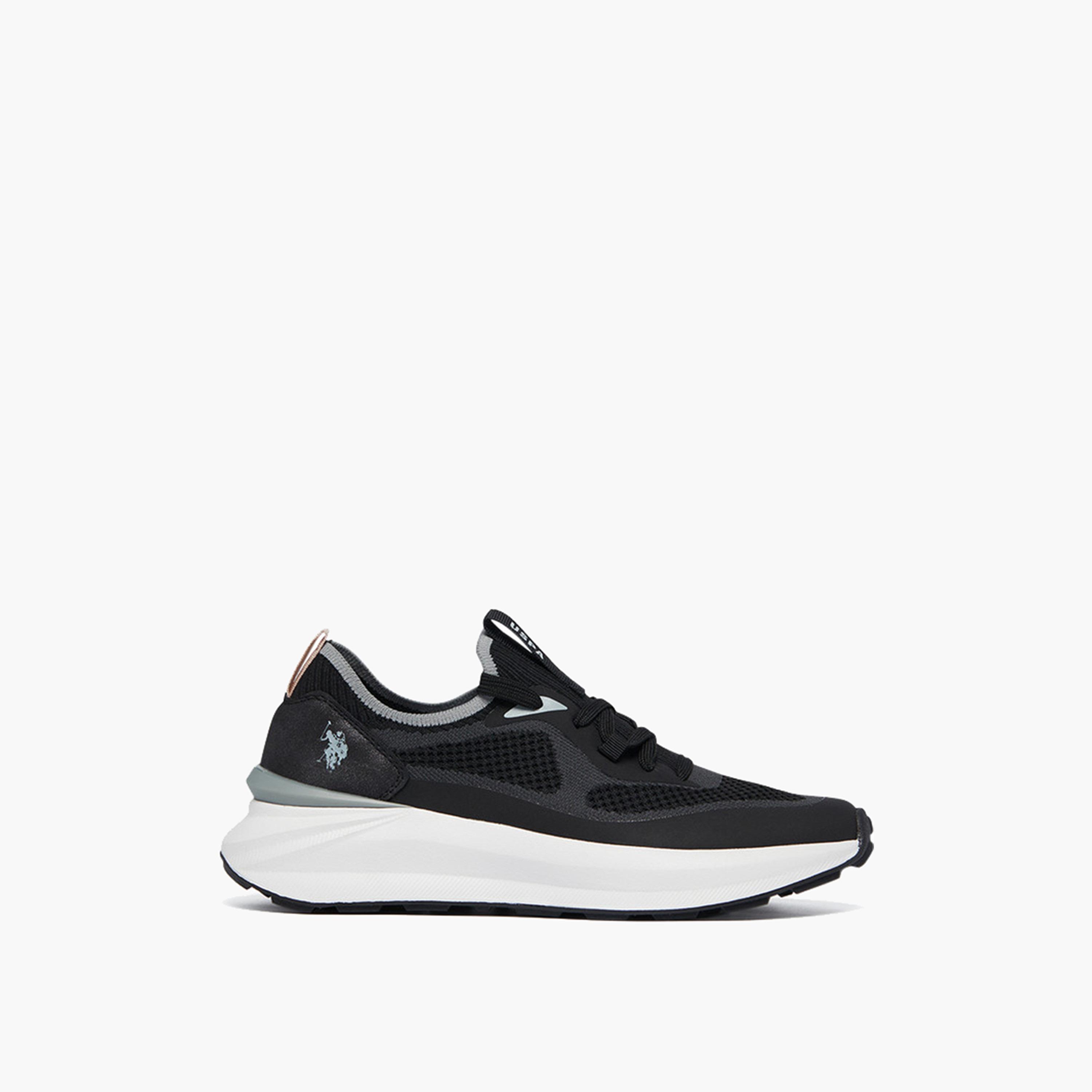 U.S. Polo Assn Women's Lace-Up 5M GINNY GLB 5FX Low Ankle Sneakers | 5M-GINNY-GLB-5FX-OD-women-shoes-sneakers-image-3