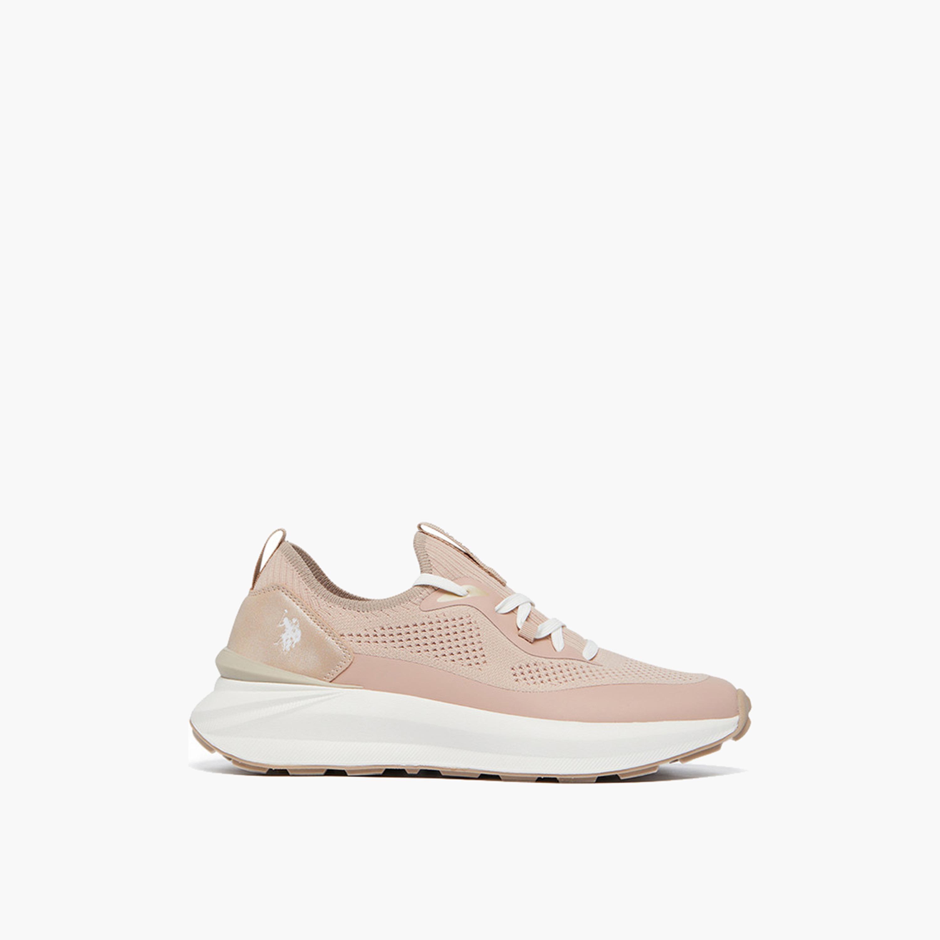 يو. أس. بولو أسن.- حذاء رياضي للنساء 5M GINNY GLB 5FX كاحل منخفض برباط | 5M-GINNY-GLB-5FX-OD-women-shoes-sneakers-image-3