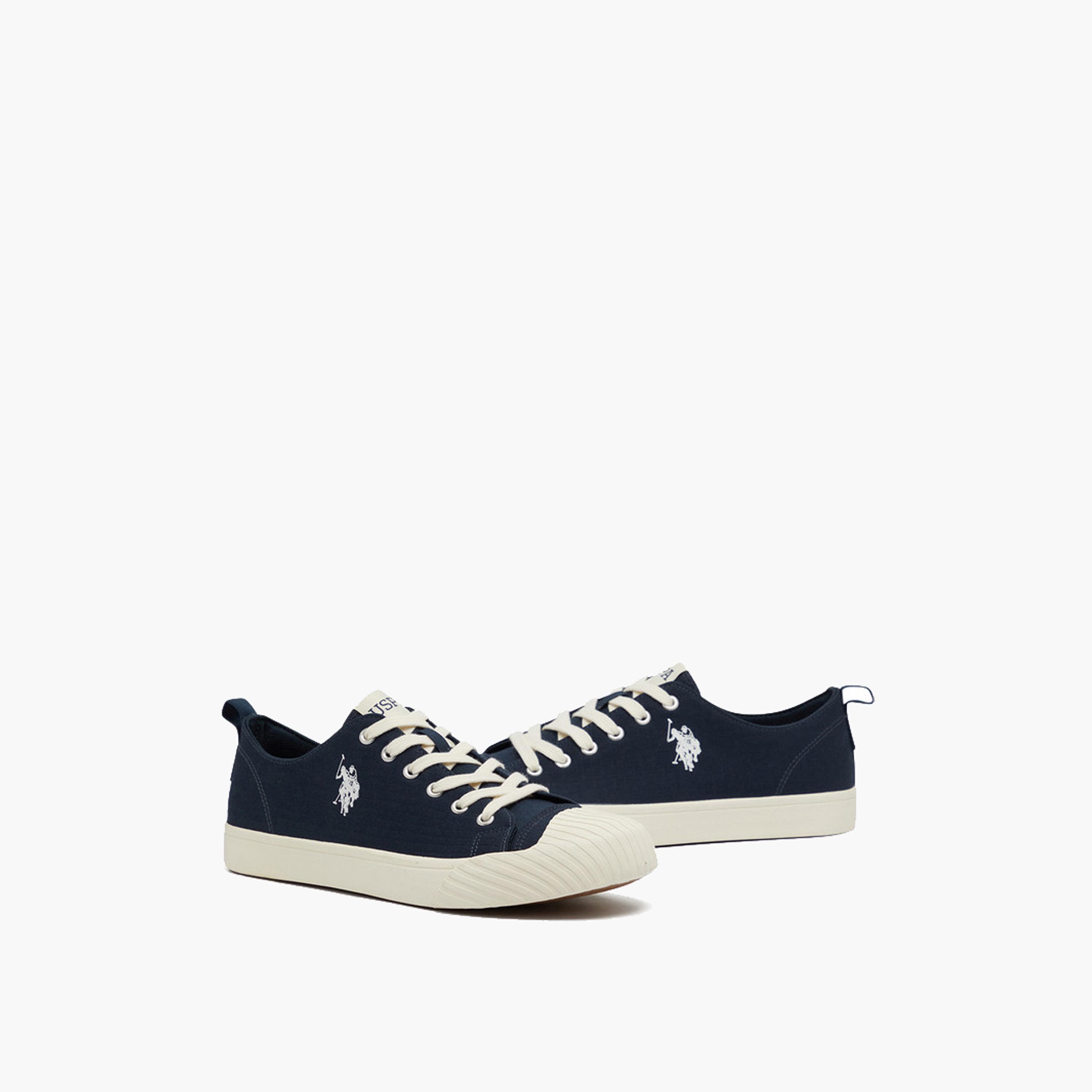U.S. Polo Assn Men's Lace-Up 5M HARISON GLB 5FX Low Ankle Sneakers | 5M-HARISON-GLB-5FX-OD-men-shoes-sneakers-image-2