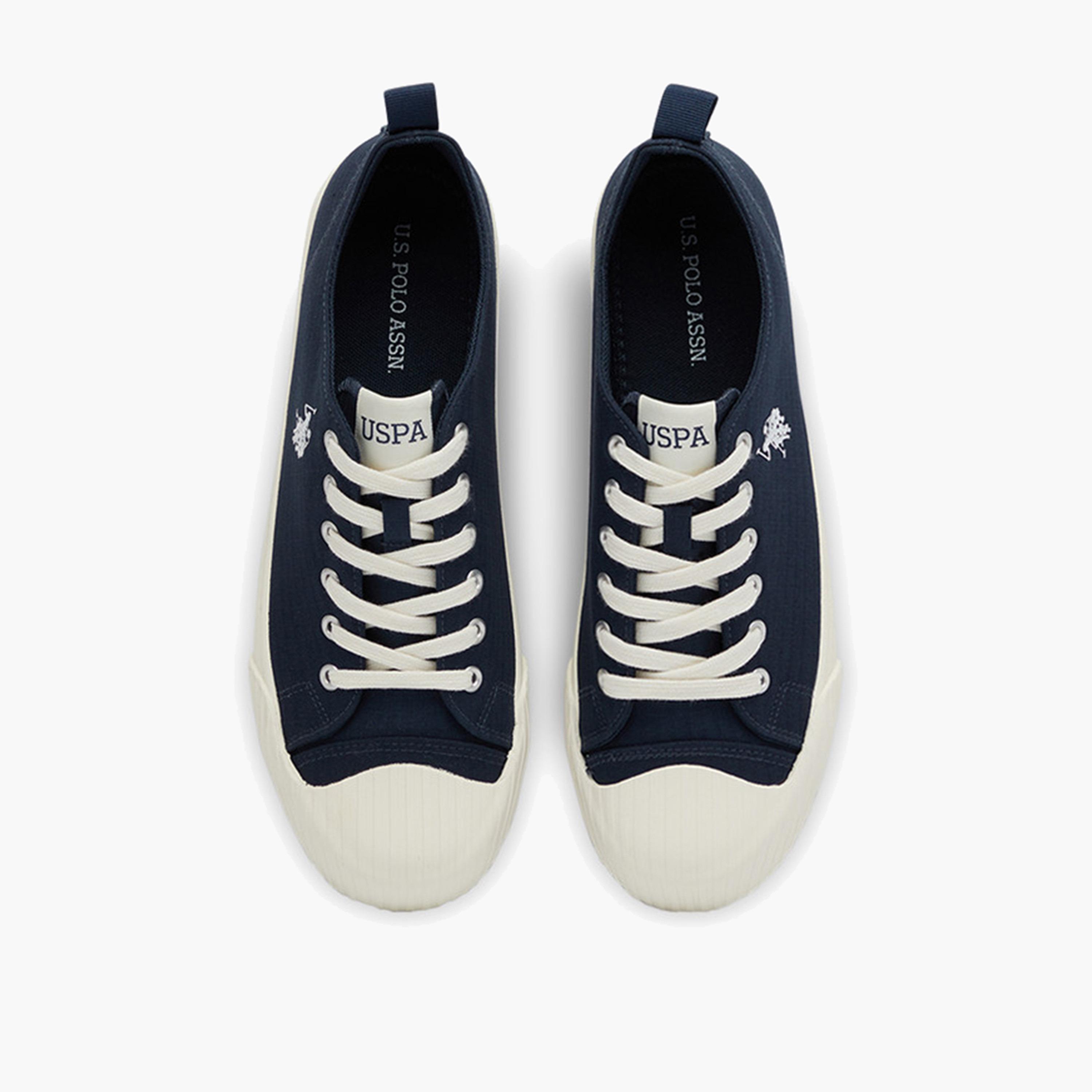 U.S. Polo Assn Men's Lace-Up 5M HARISON GLB 5FX Low Ankle Sneakers | 5M-HARISON-GLB-5FX-OD-men-shoes-sneakers-image-4