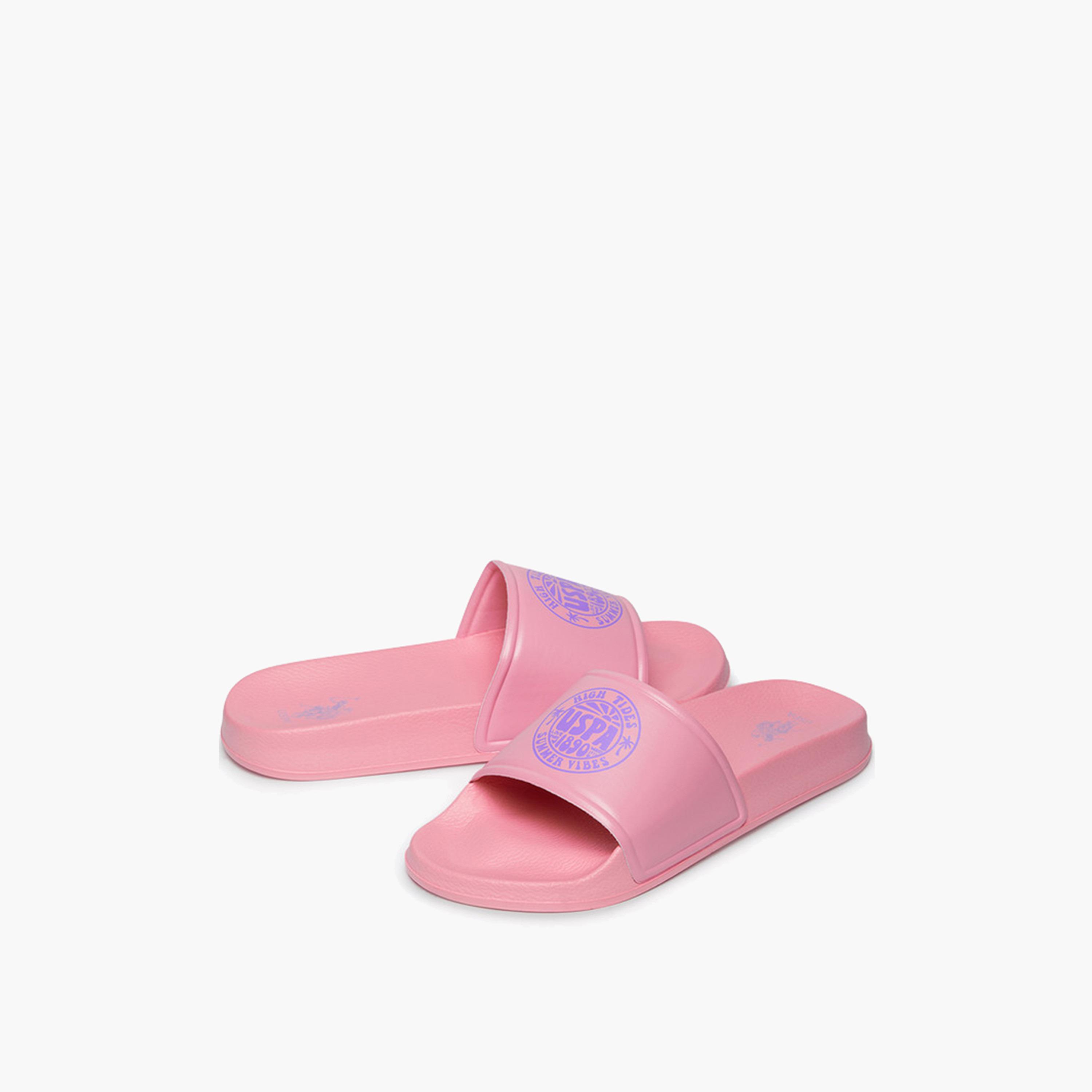 U.S. Polo Assn Women's Slip On 5M LELIN GLB 5FX Slides | 5M-LELIN-GLB-5FX-OD-women-shoes-flipflopsandslides-image-2