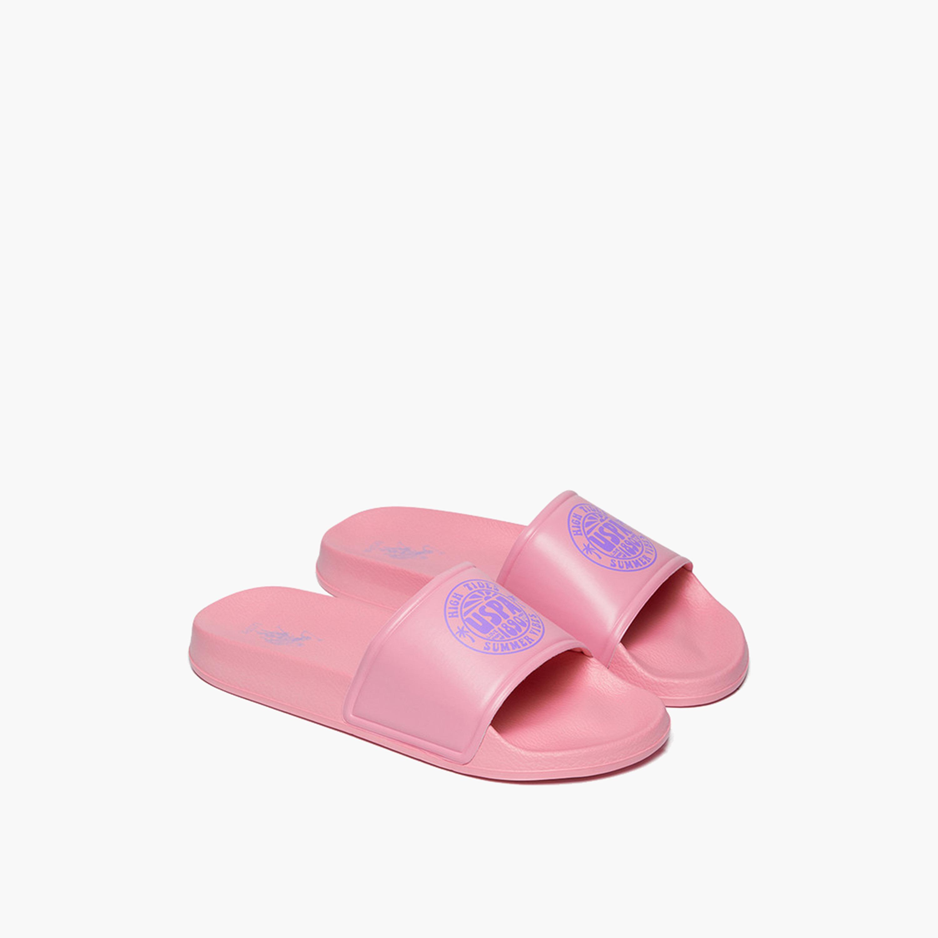 U.S. Polo Assn Women's Slip On 5M LELIN GLB 5FX Slides | 5M-LELIN-GLB-5FX-OD-women-shoes-flipflopsandslides-image-4