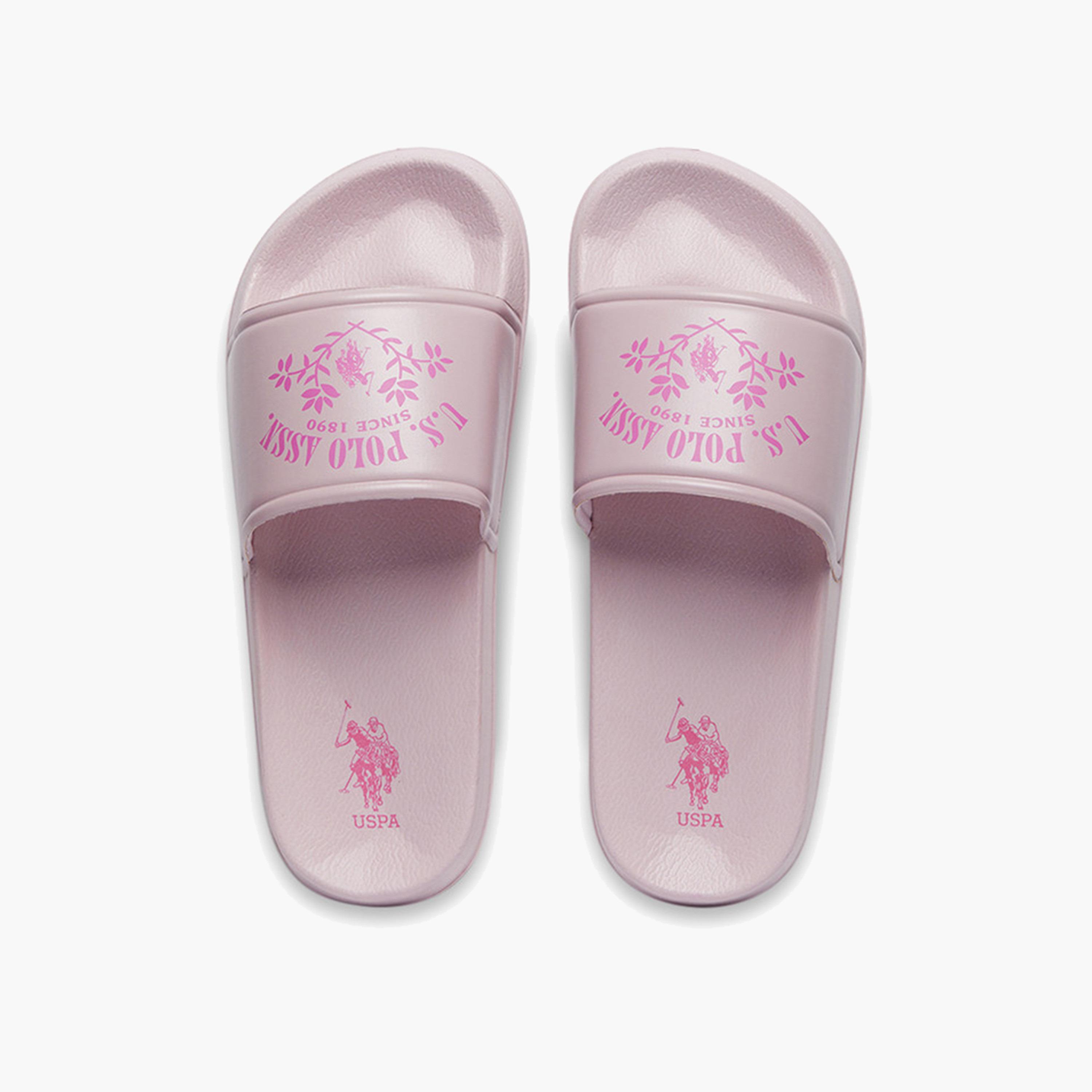U.S. Polo Assn Women's Slip On 5M MELOM GLB 5FX Slides | 5M-MELOM-GLB-5FX-OD-women-shoes-flipflopsandslides-image-1