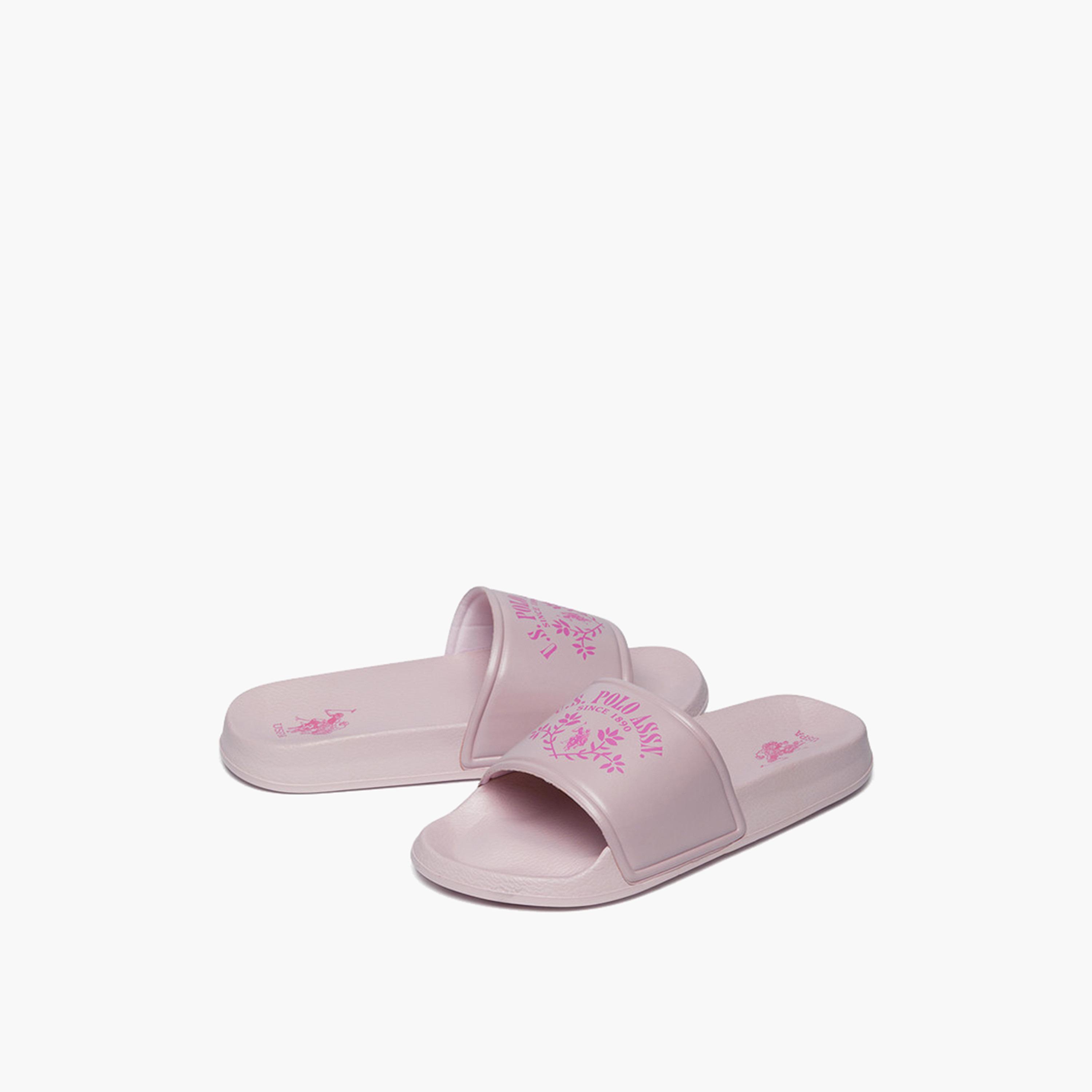 U.S. Polo Assn Women's Slip On 5M MELOM GLB 5FX Slides | 5M-MELOM-GLB-5FX-OD-women-shoes-flipflopsandslides-image-2