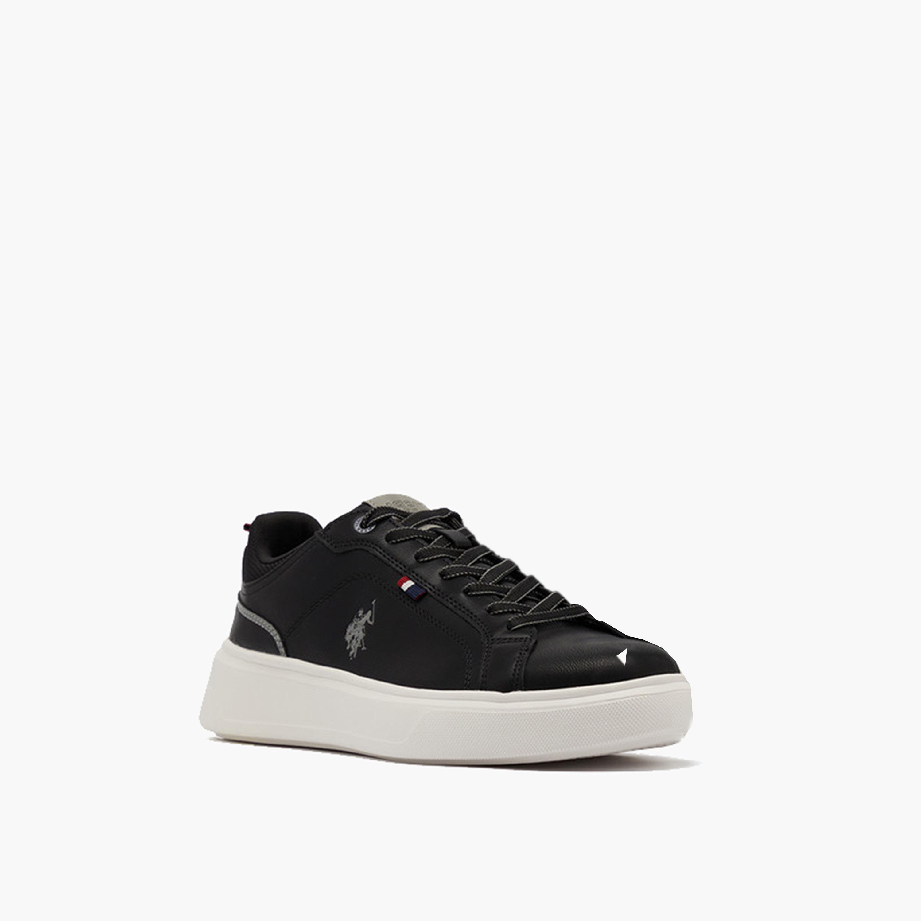 U.S. Polo Assn Men's Lace-Up 5M NATEN GLB 5FX Low Ankle Sneakers | 5M-NATEN-GLB-5FX-OD-men-shoes-sneakers-image-1
