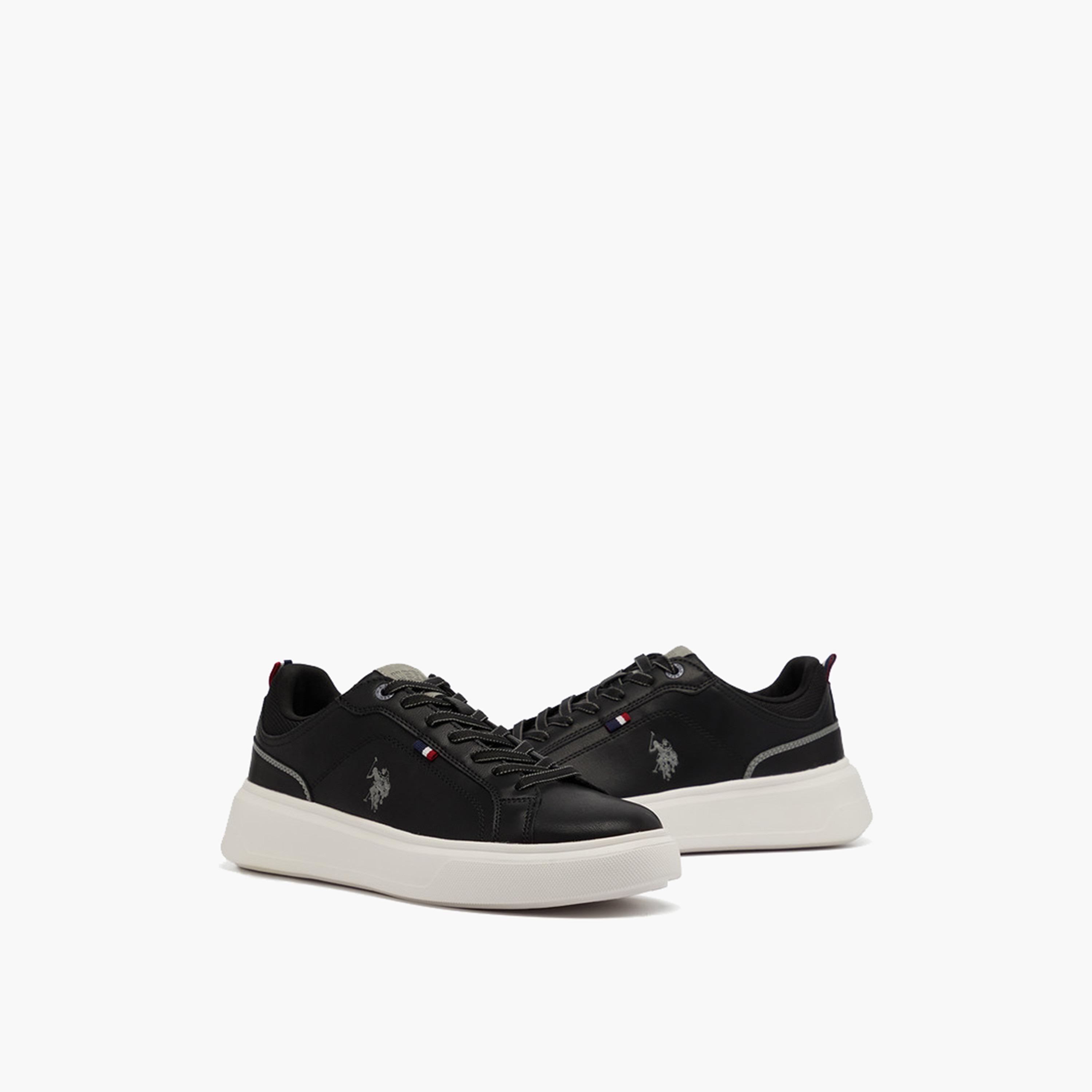 U.S. Polo Assn Men's Lace-Up 5M NATEN GLB 5FX Low Ankle Sneakers | 5M-NATEN-GLB-5FX-OD-men-shoes-sneakers-image-2
