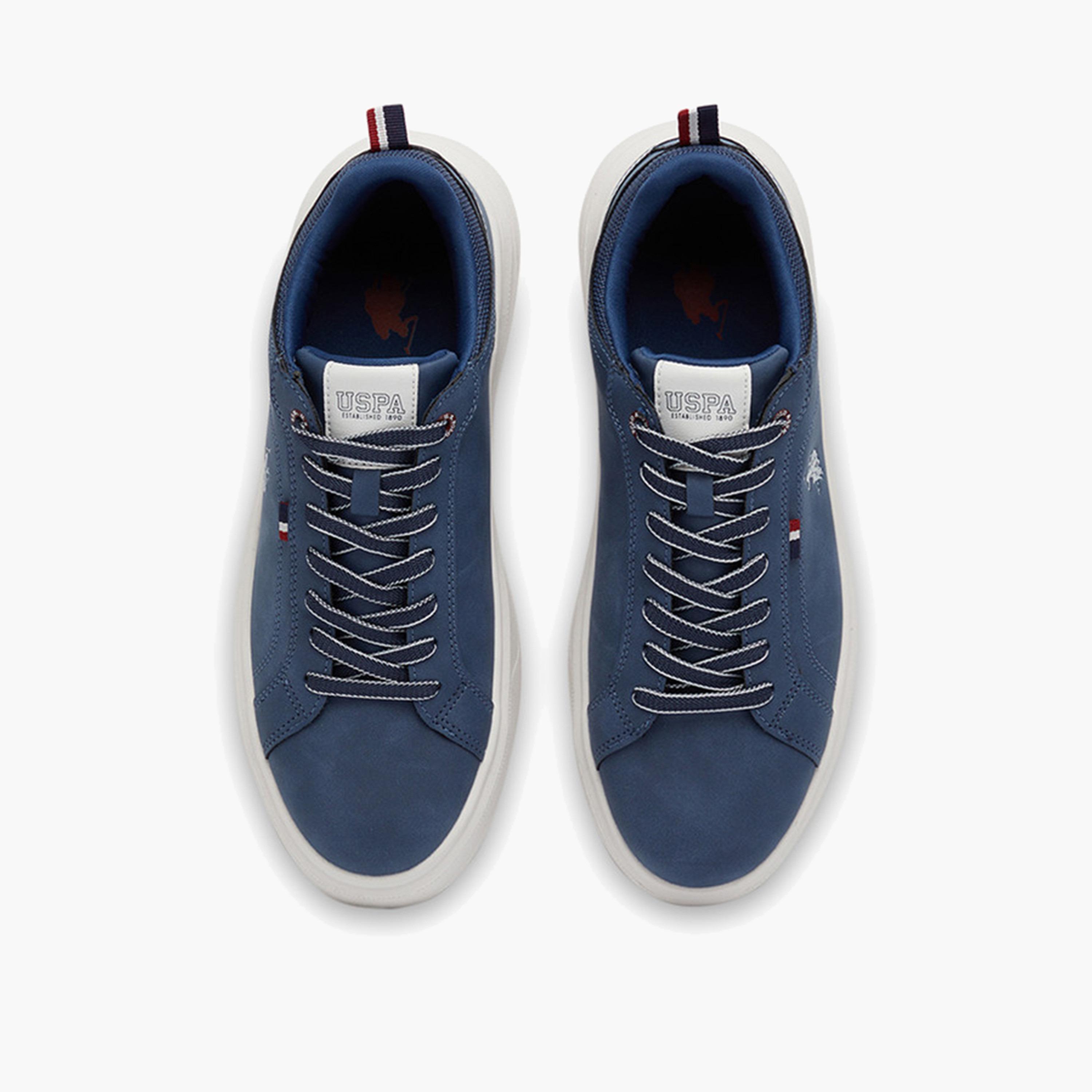 U.S. Polo Assn Men's Lace-Up 5M NATEN GLB 5FX Low Ankle Sneakers | 5M-NATEN-GLB-5FX-OD-men-shoes-sneakers-image-4