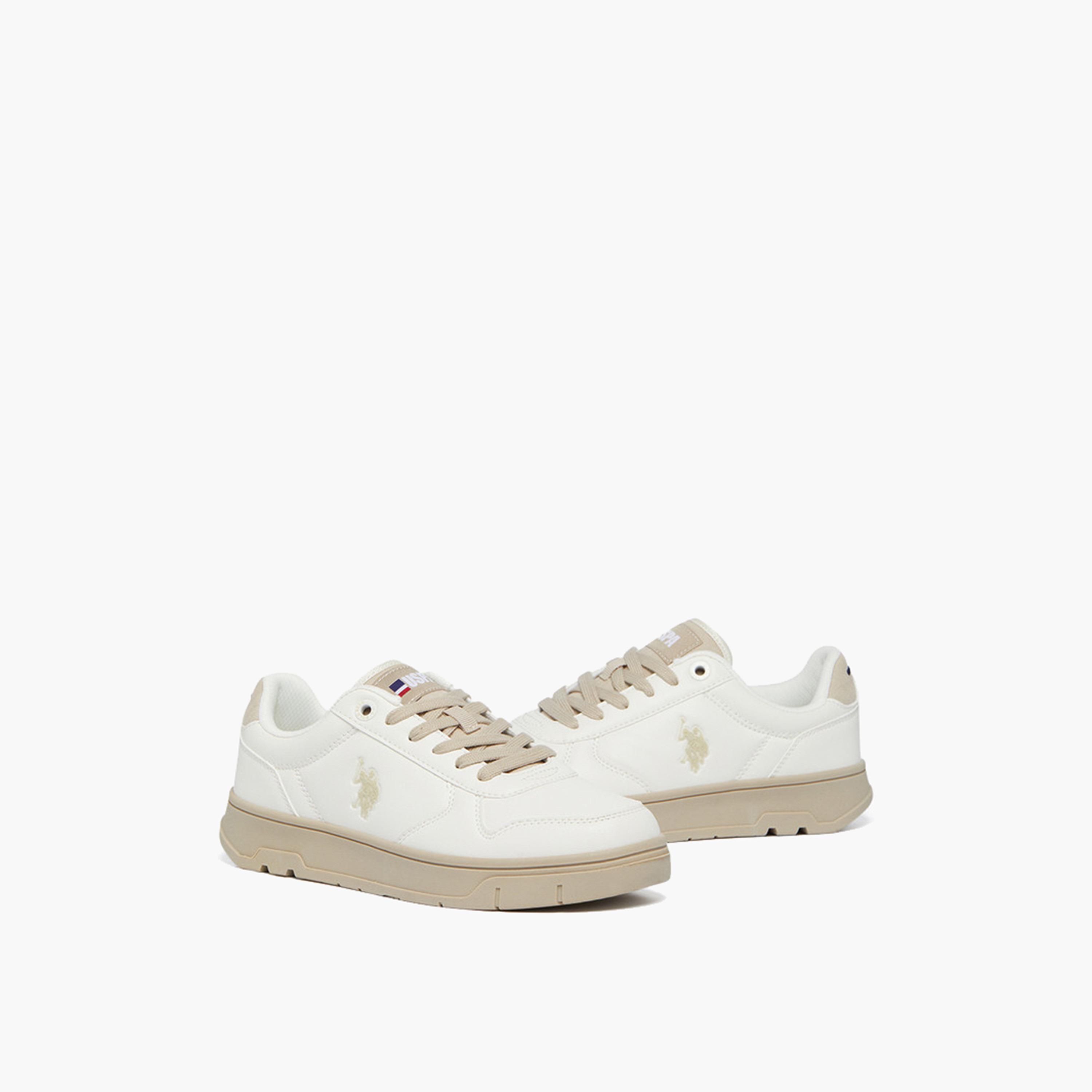 U.S. Polo Assn Women's Lace-Up 5M SONA GLB 5FX Low Ankle Sneakers | 5M-SONA-GLB-5FX-OD-women-shoes-sneakers-image-2