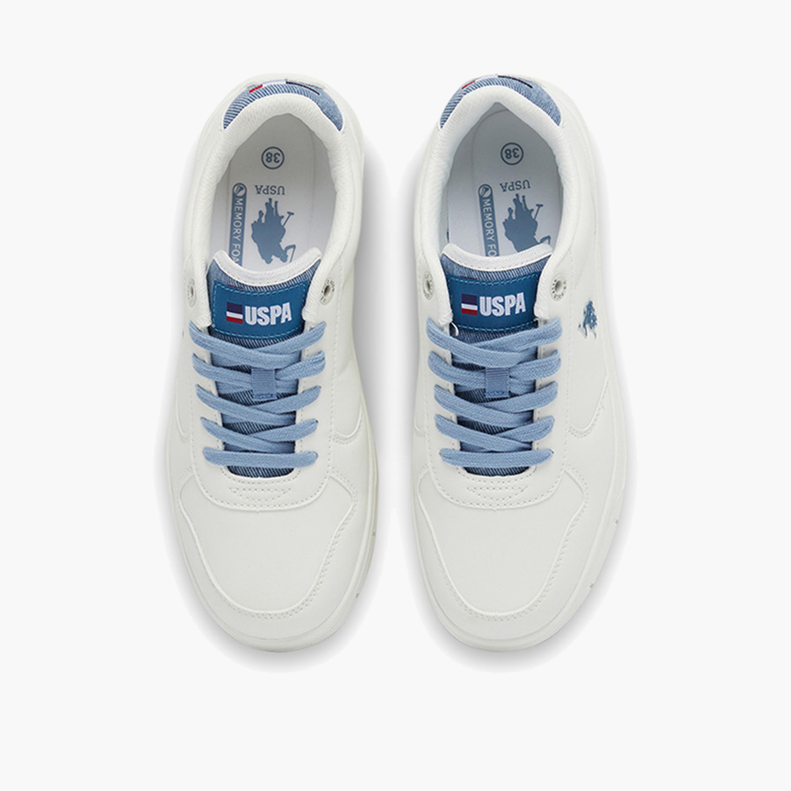يو. أس. بولو أسن.- حذاء رياضي للنساء 5M SONA GLB 5FX كاحل منخفض برباط | 5M-SONA-GLB-5FX-OD-women-shoes-sneakers-image-4