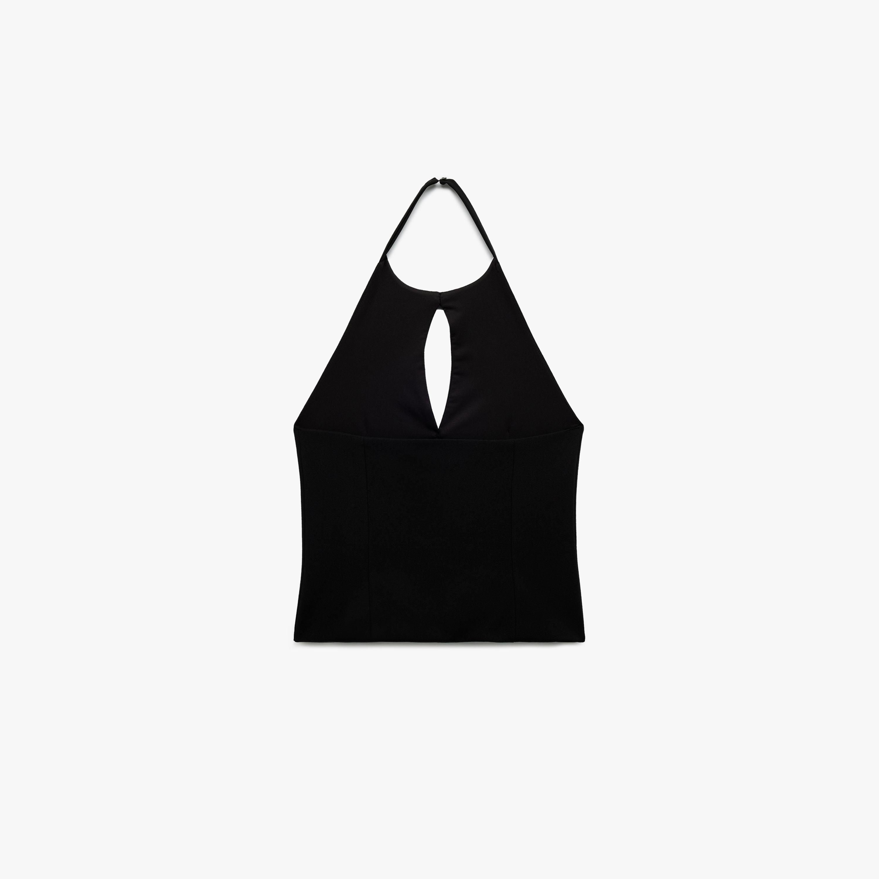 KOTON Black Halter Neck Women's Top-women-clothing-shirtsandblouses-blouses-image-5