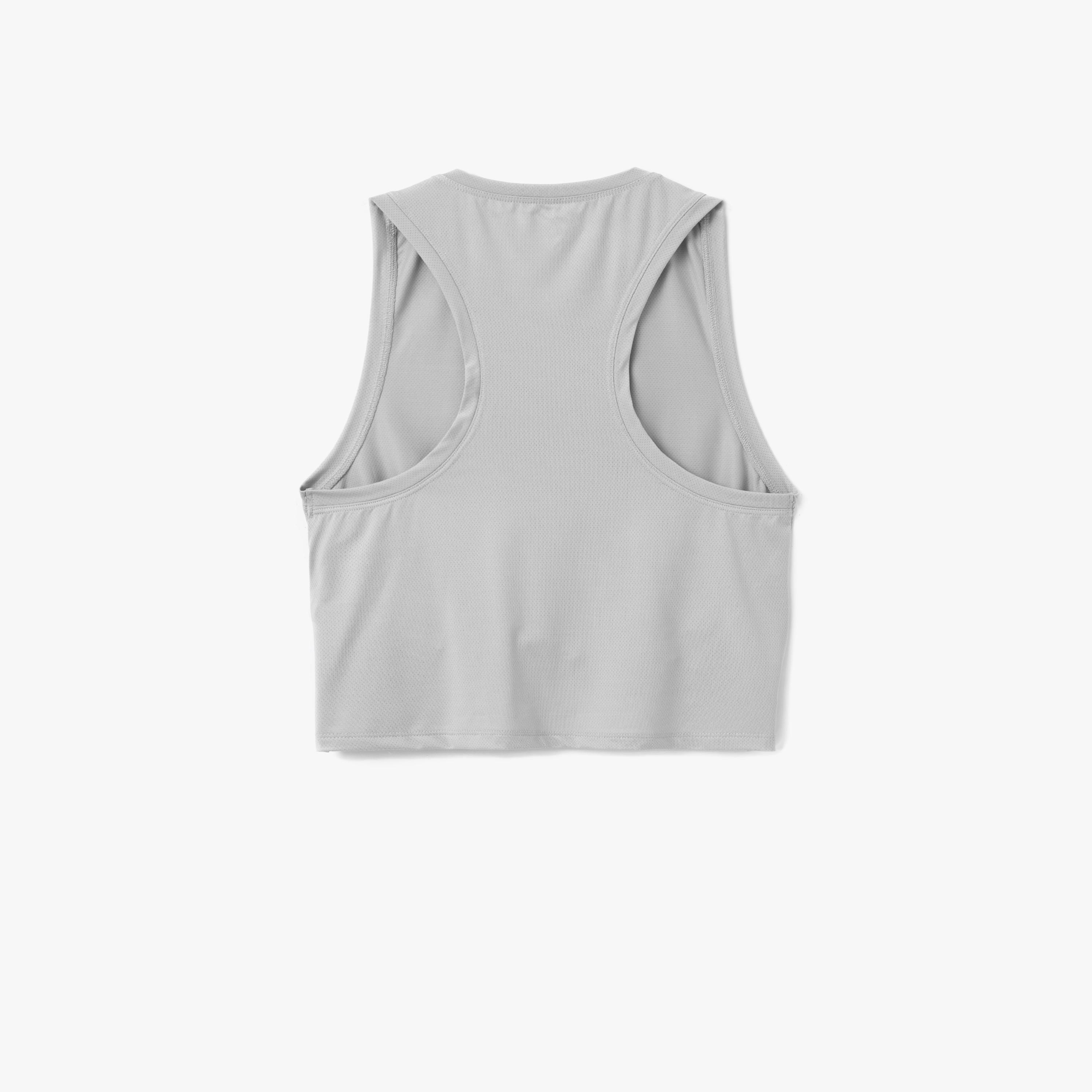 Koton Grey Textured Round Neck Sleeveless Women's Tank Top-women-clothing-shirtsandblouses-blouses-image-4