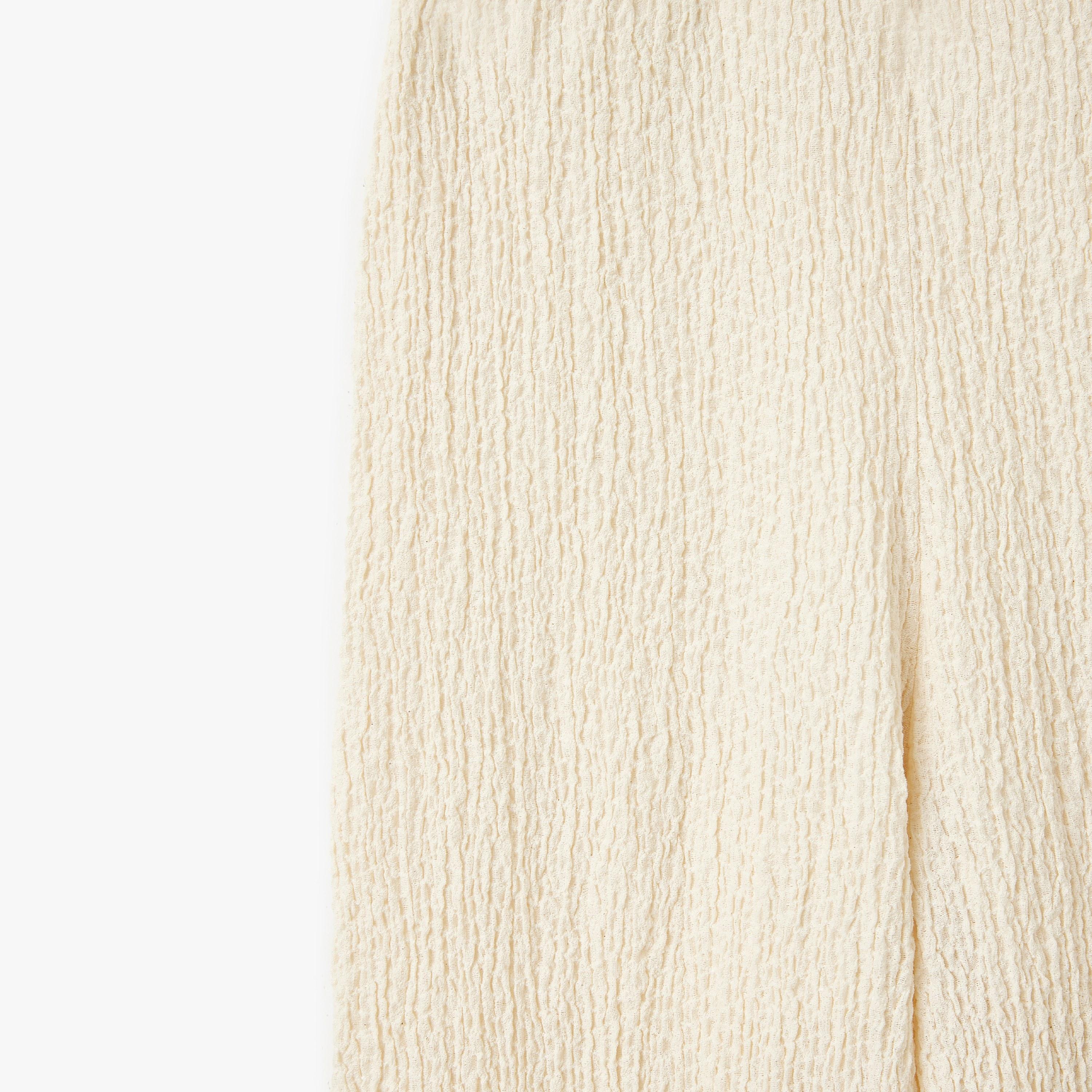 بنطلون نسائي مطاطي بخصر كوتون بيج مجعد-women-clothing-bottoms-trousers-image-4