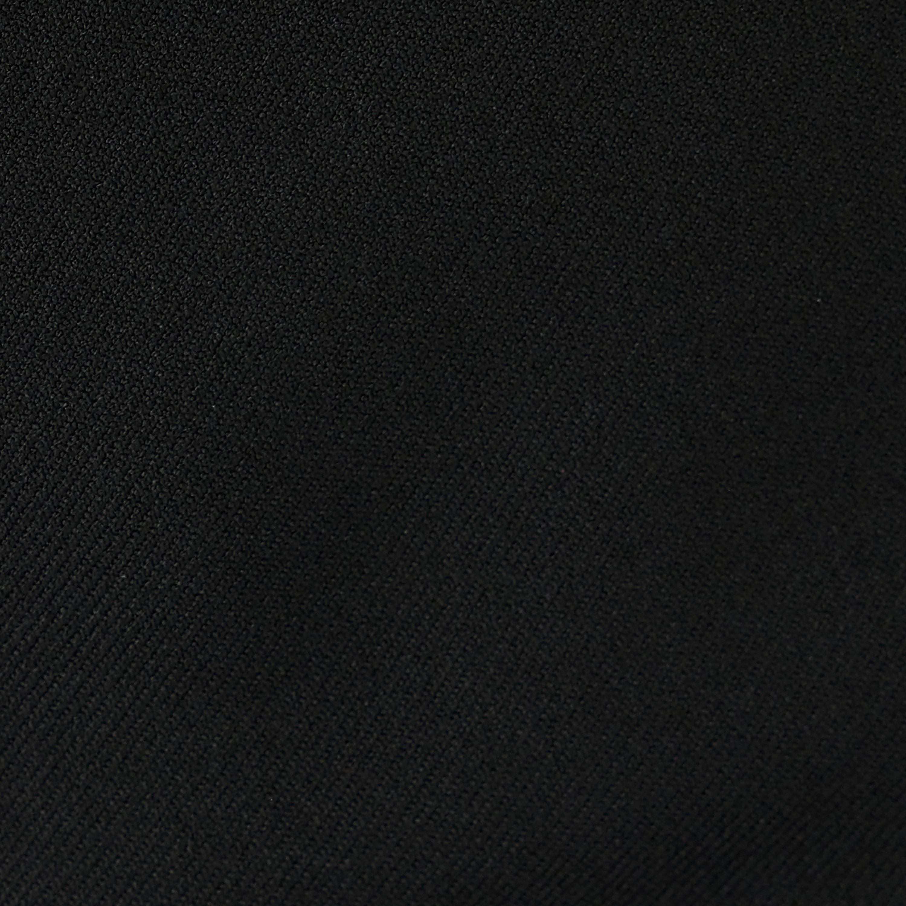Koton Black Plain Hook Closure Women's Trousers-women-clothing-bottoms-trousers-image-5