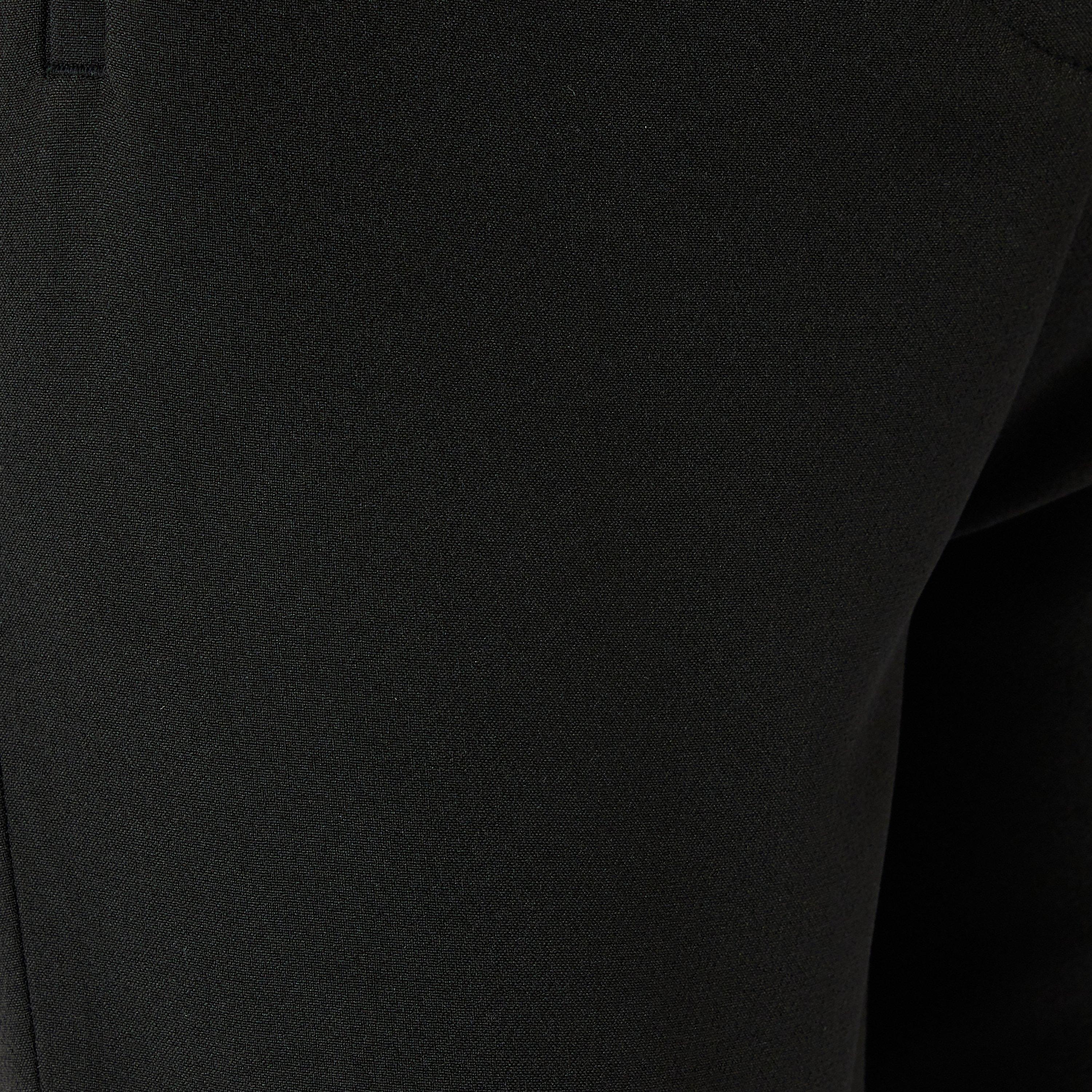 Koton Black Plain Hook Closure Women's Trousers-women-clothing-bottoms-trousers-image-5