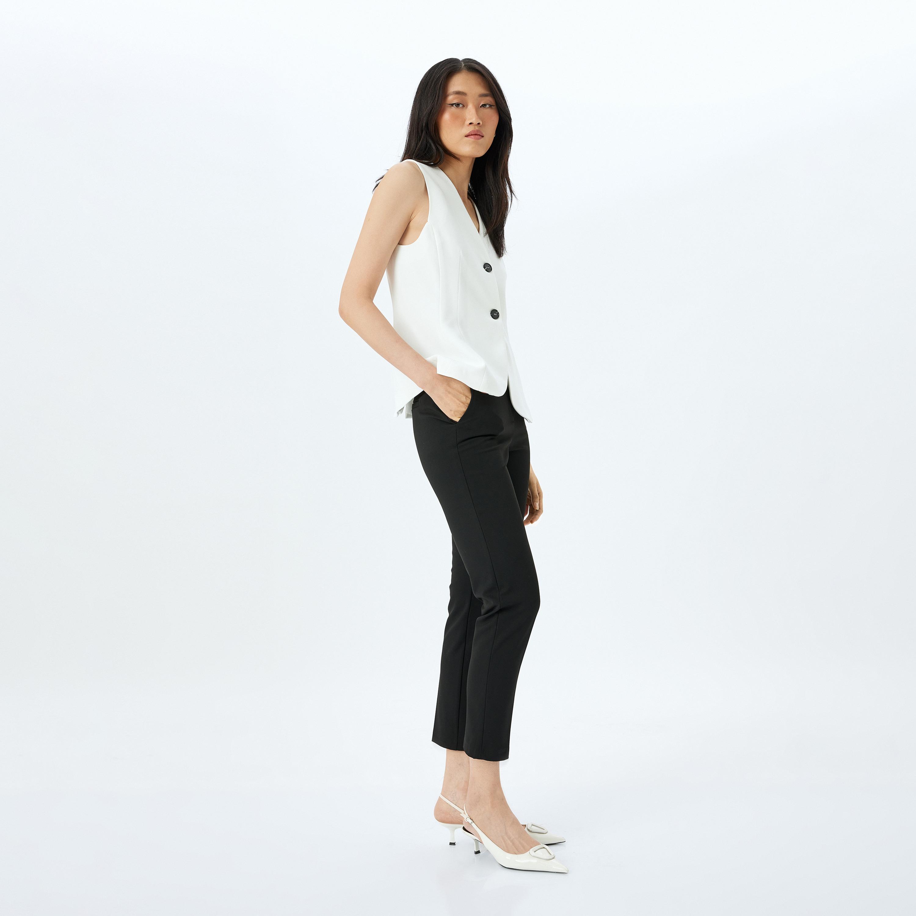 سراويل نسائية بإغلاق كوتون بلاك هوك-women-clothing-bottoms-trousers-image-2