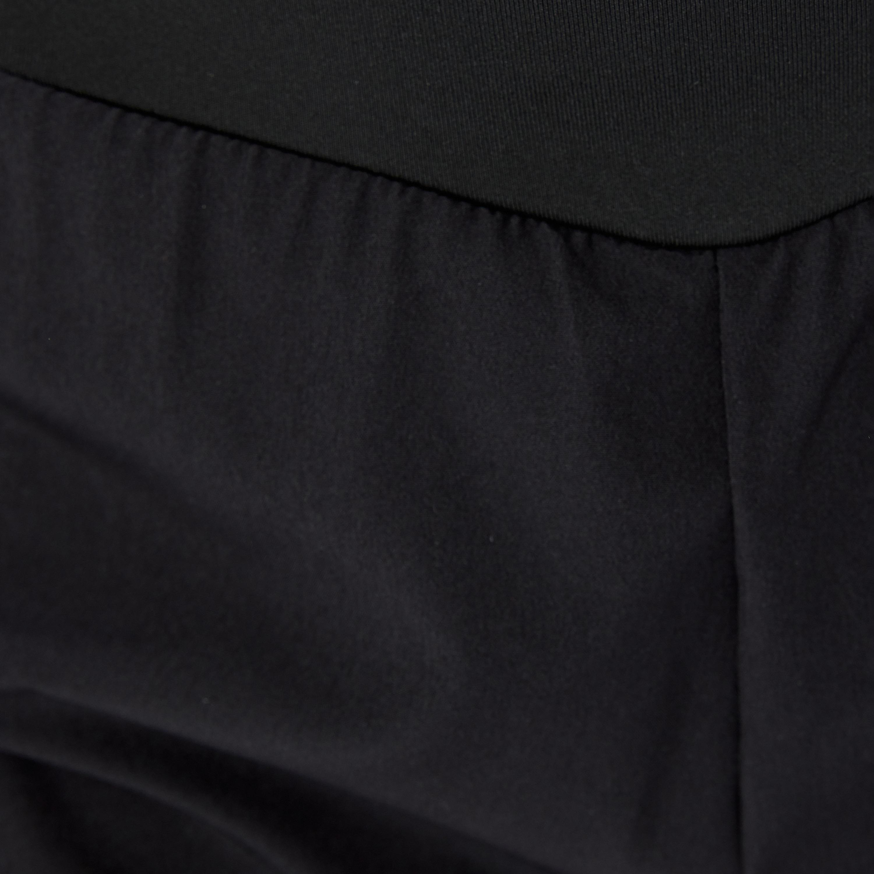 Koton Black Plain Elasticated Women's Shorts-women-clothing-sportswearandactivewear-activewearshorts-image-5