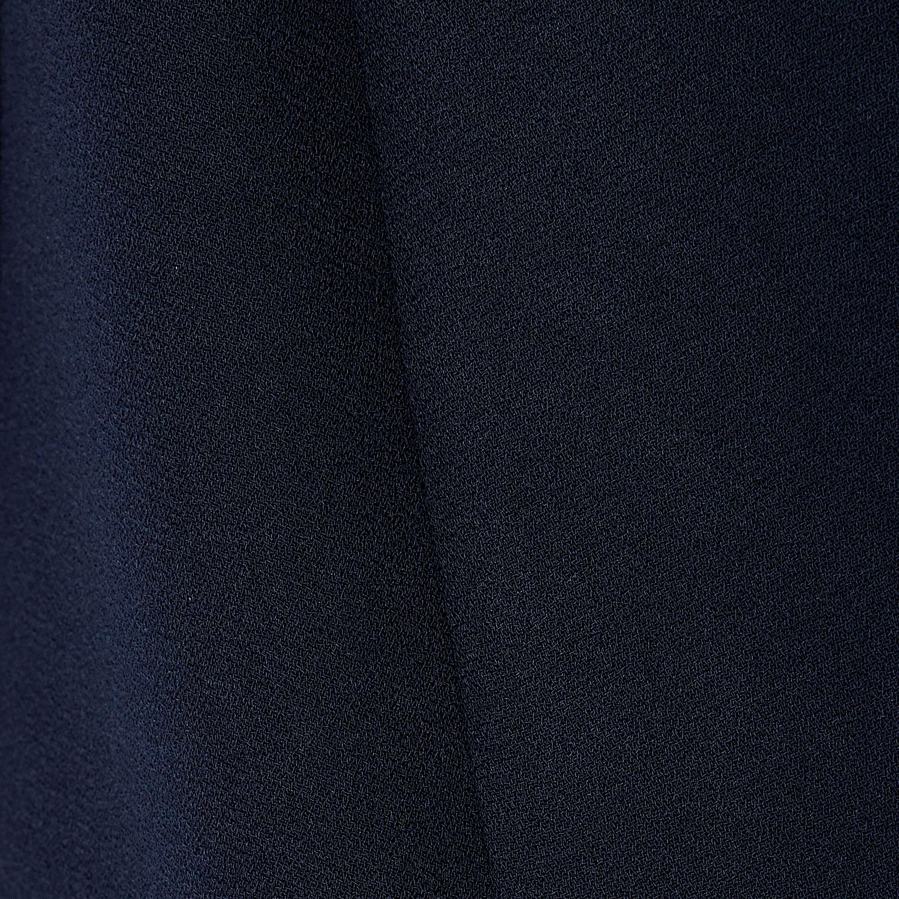 Koton Blue Plain Lapel Long Sleeves Women's Blazer-women-clothing-coatsandjackets-blazers-image-5