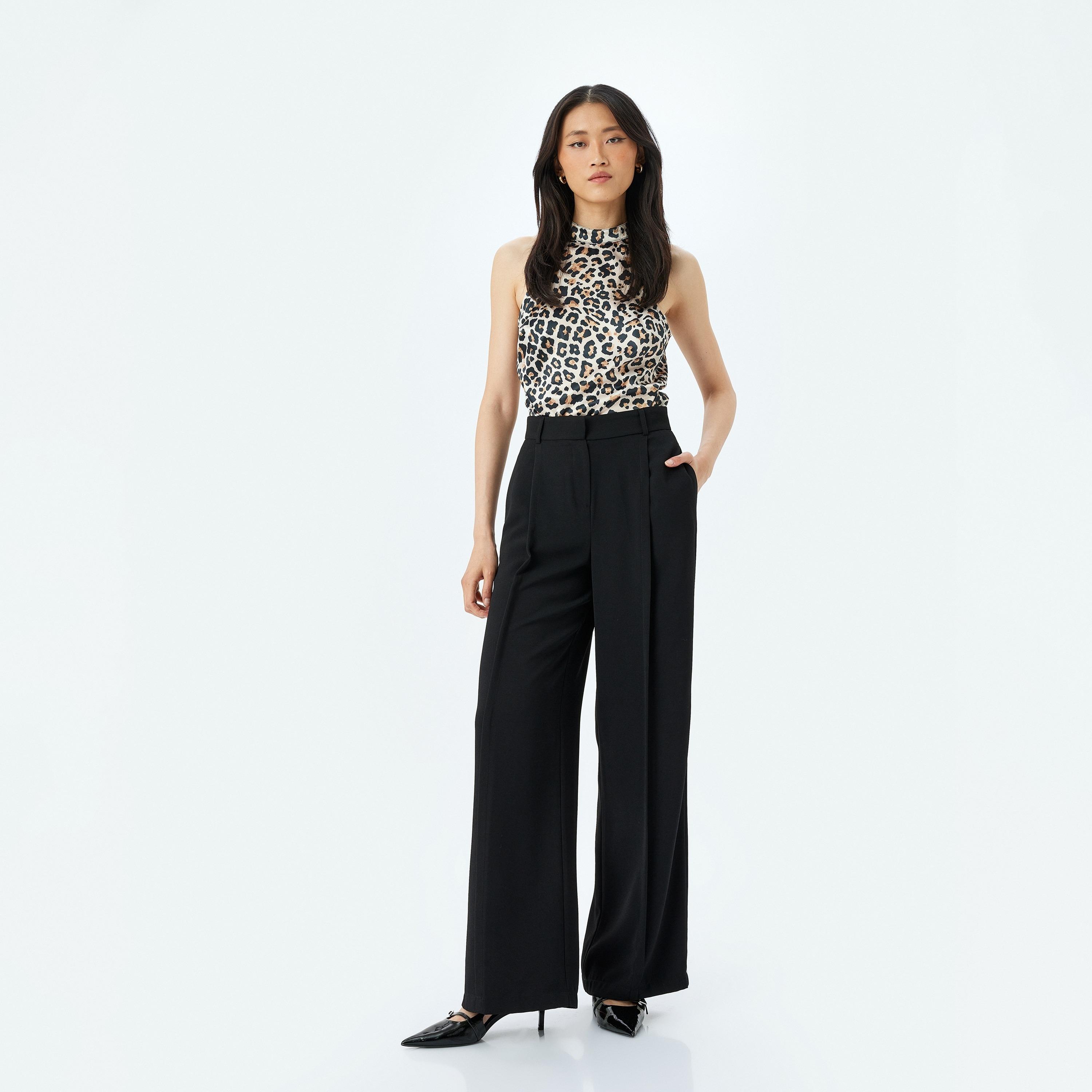 قميص نسائي بدون أكمام بطبعة بطبعة بيج كوتون-women-clothing-shirtsandblouses-blouses-image-2