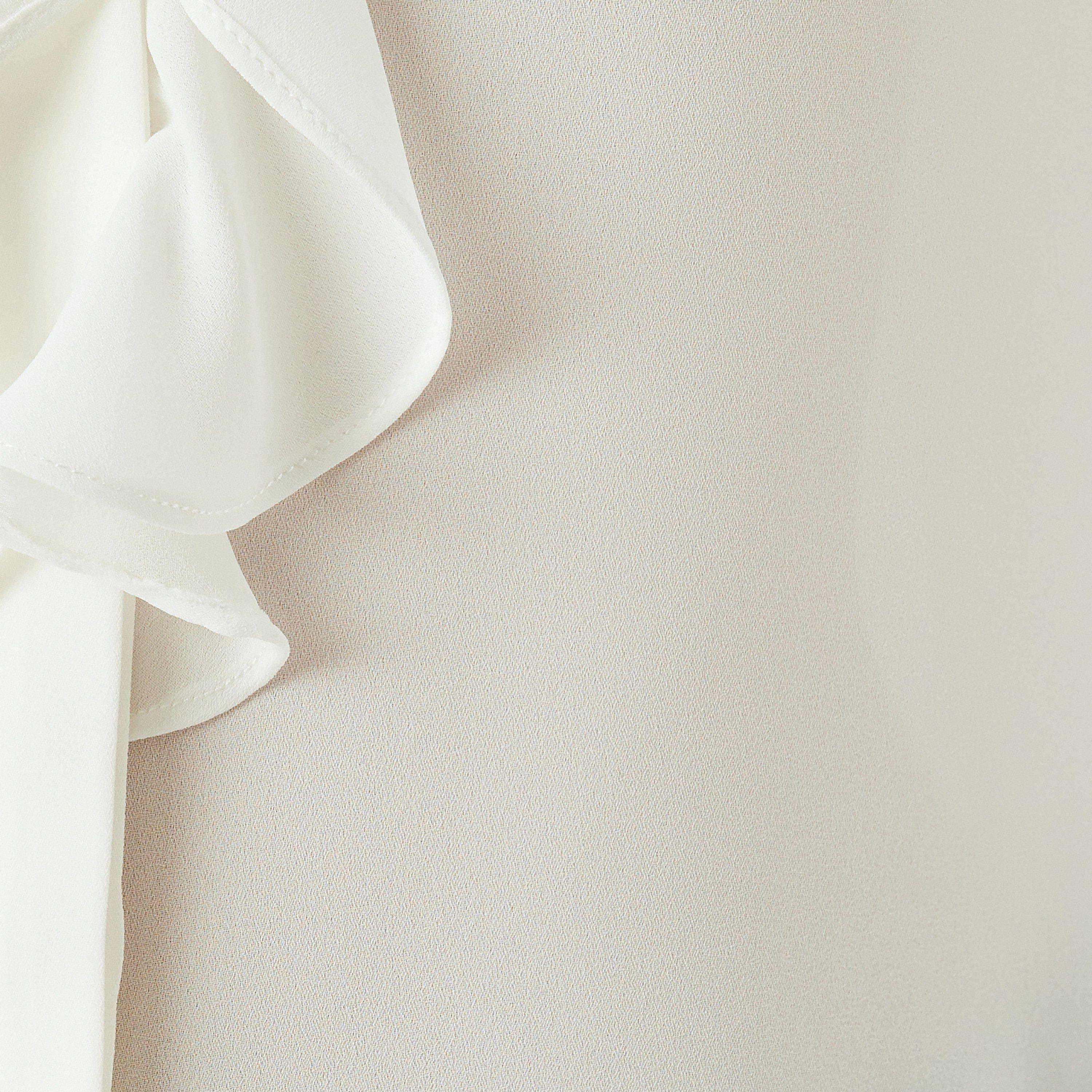 Koton White Ruffled Long Sleeves Women's Shirt-women-clothing-shirtsandblouses-shirts-image-5