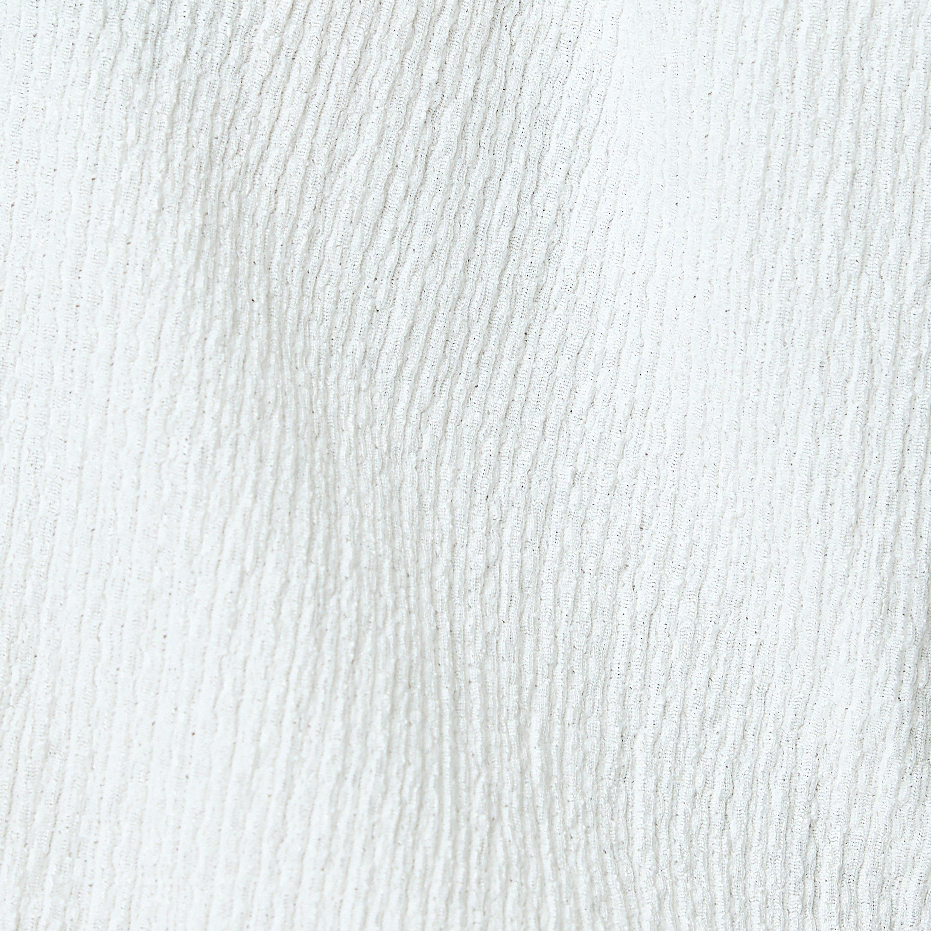 Koton White Crinkled Cowl Neck Sleeveless Women's Top-women-clothing-shirtsandblouses-blouses-image-5