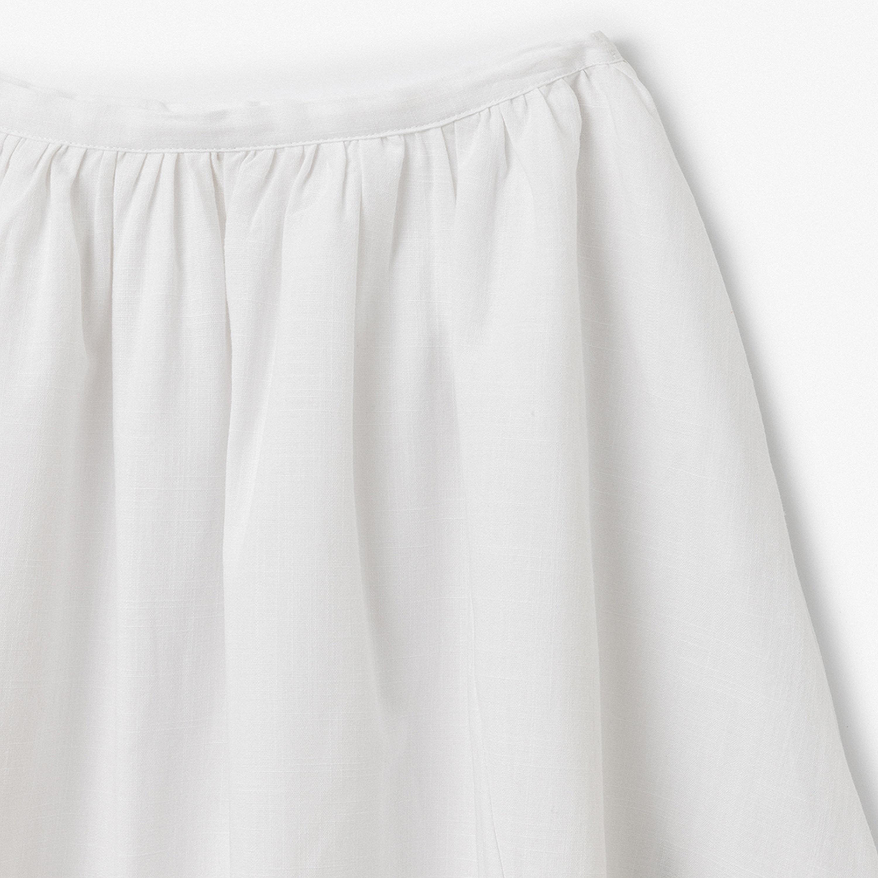 KOTON Gathered A-Line Women's Midi Skirt-women-clothing-bottoms-skirts-image-5