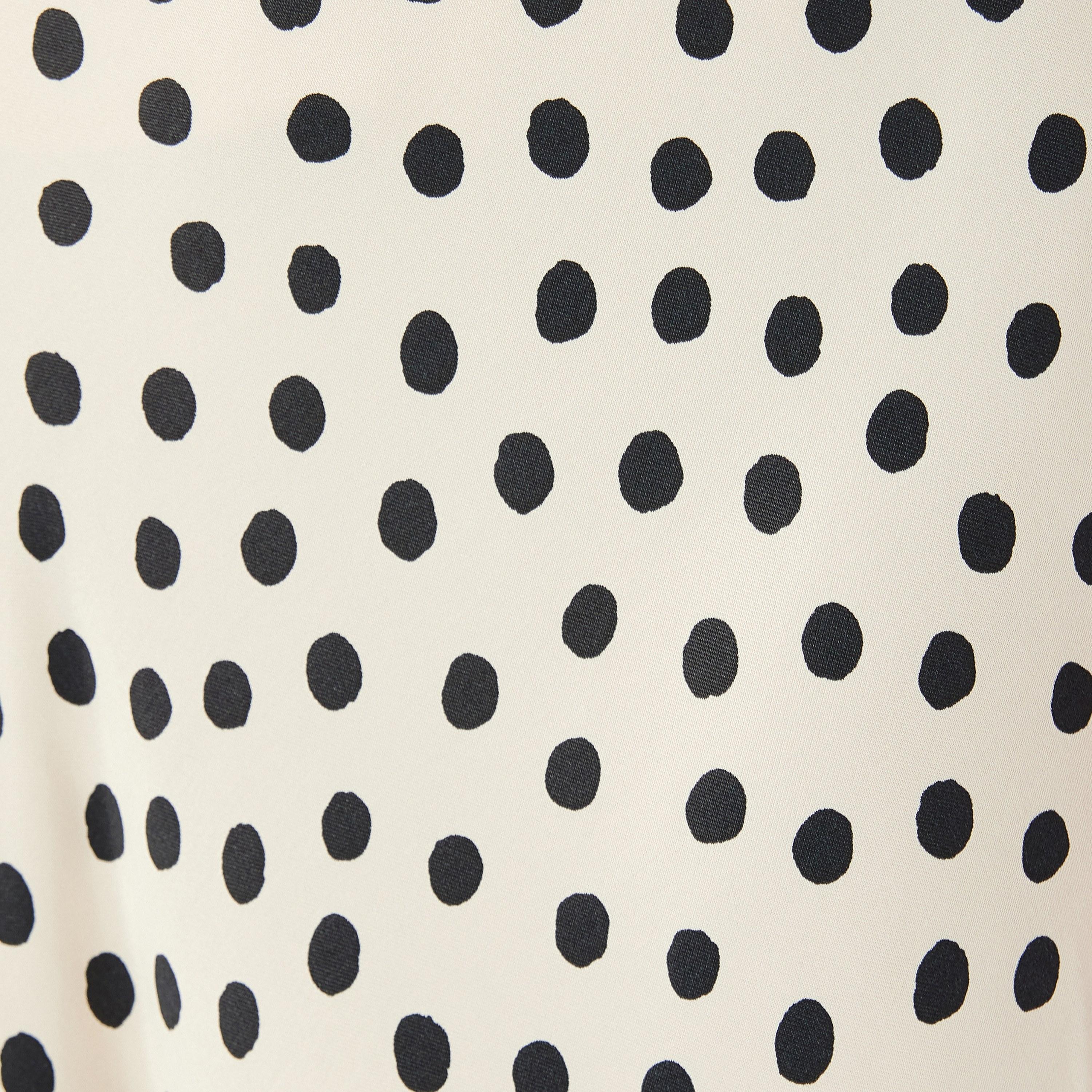 Koton Polka Dot Concealed Zip Women's Midi Skirt-women-clothing-bottoms-skirts-image-5