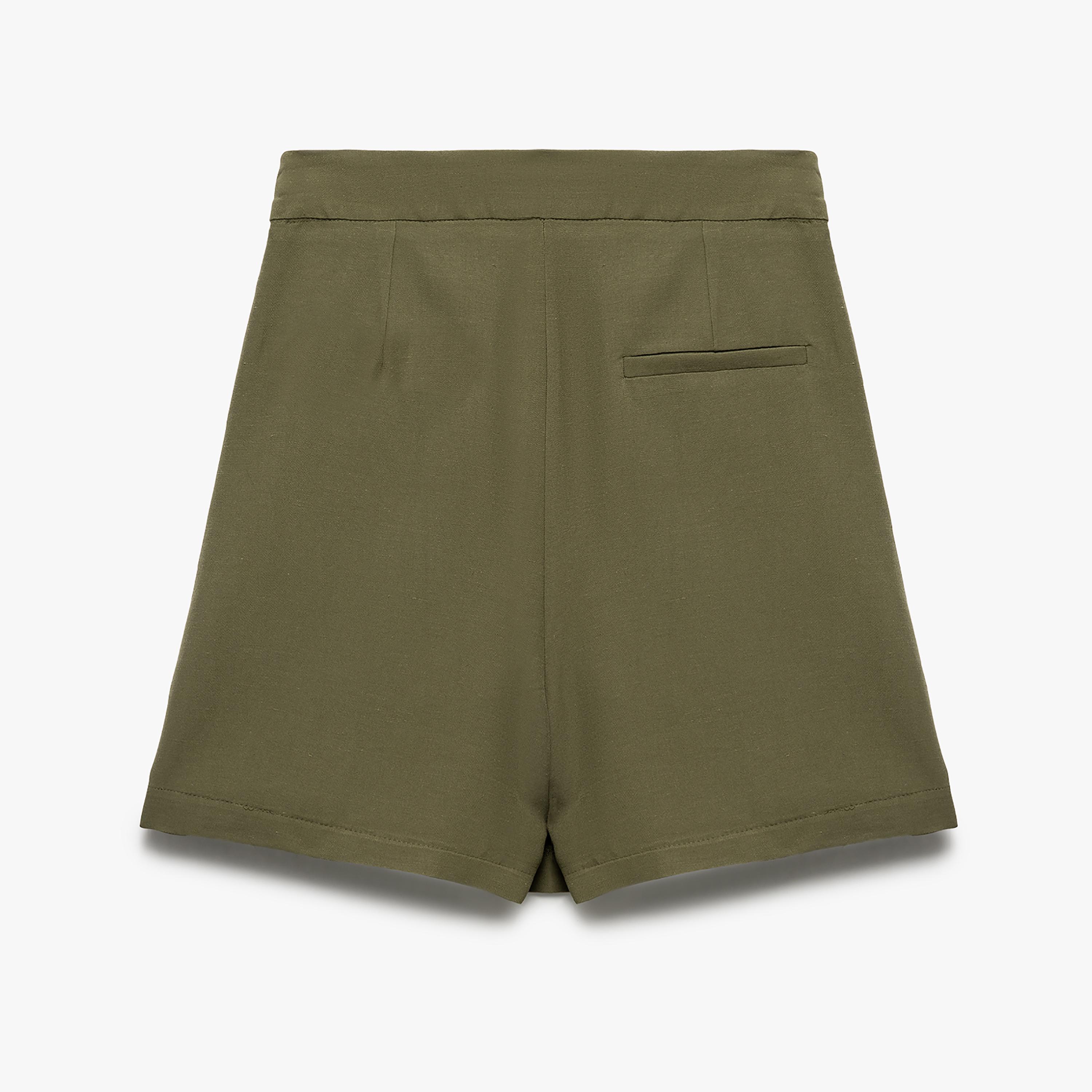 KOTON Green Wrap Women's Mini Skort-women-clothing-bottoms-skirts-image-5
