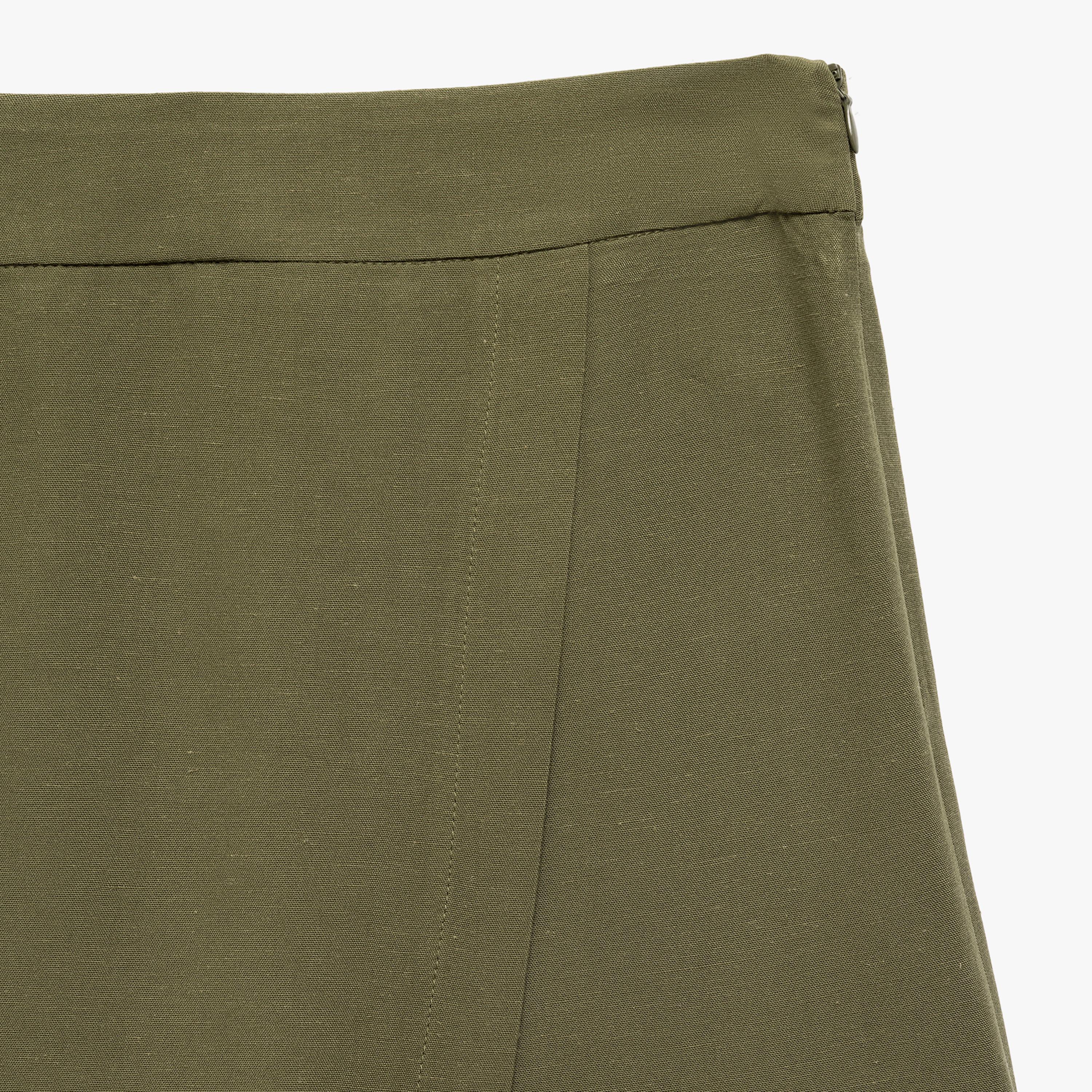 KOTON Green Wrap Women's Mini Skort-women-clothing-bottoms-skirts-image-6
