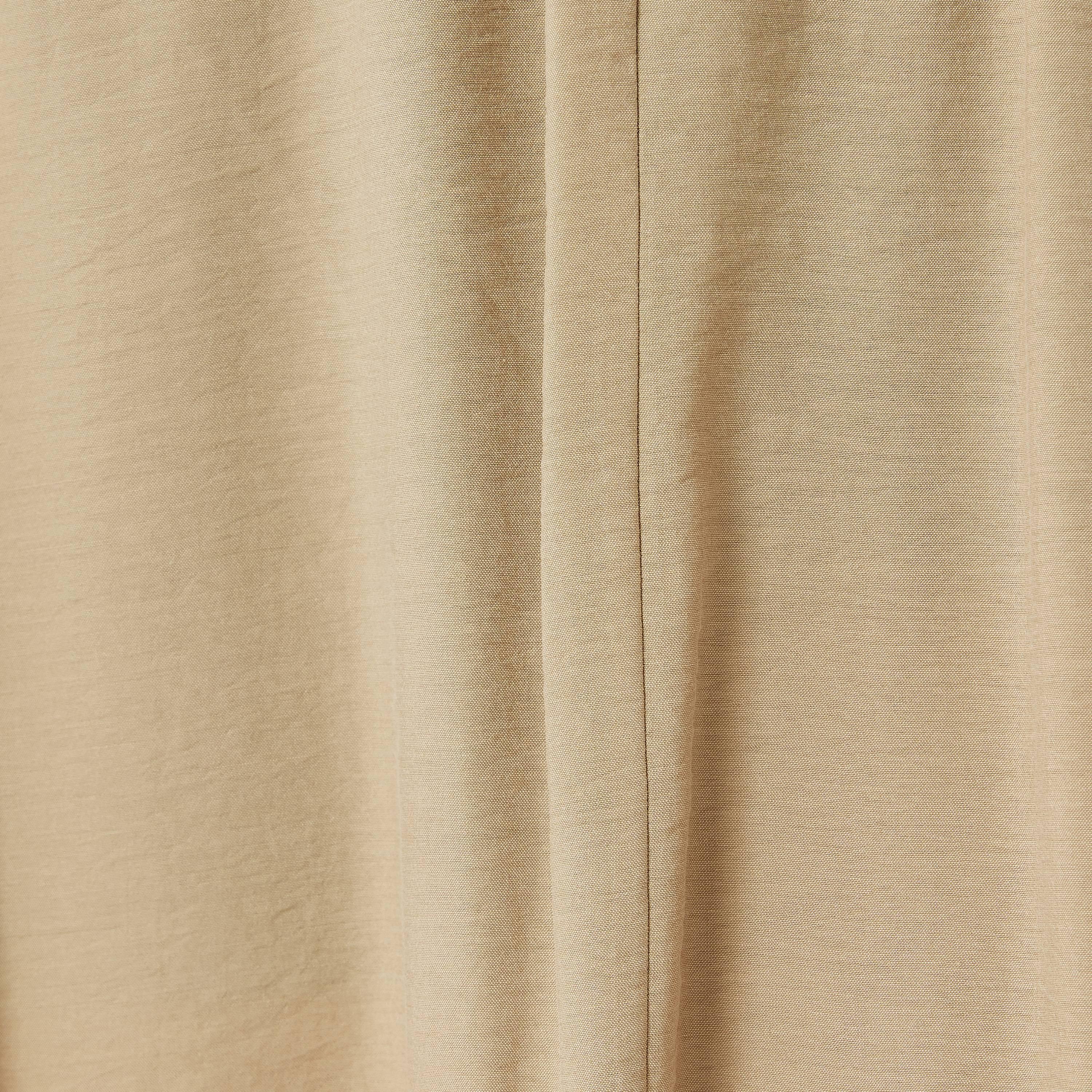 Koton Brown Plain Elasticated Waist Women's Flared Maxi Skirt-women-clothing-bottoms-skirts-image-5