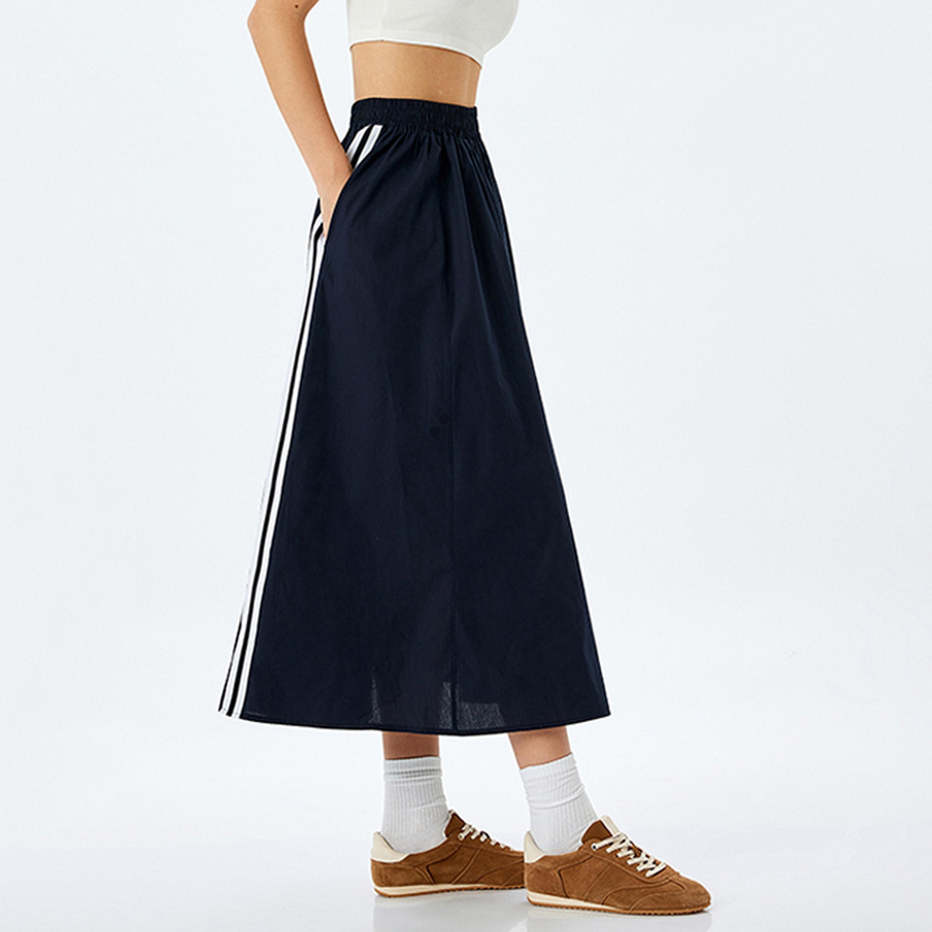 KOTON Gathered A-Line Women's Midi Skirt-women-clothing-bottoms-skirts-image-4