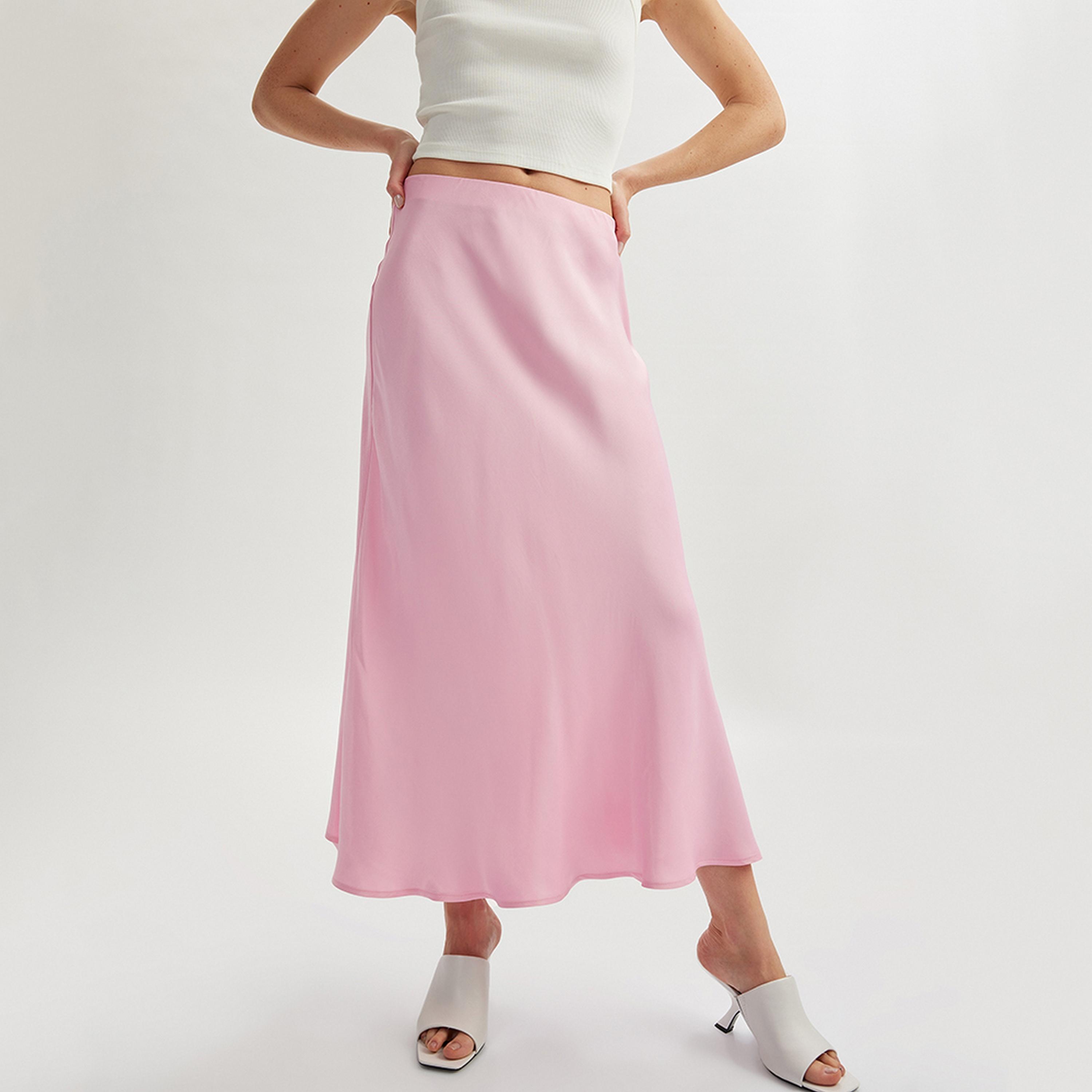 KOTON A-Line Women's Zipped Midi Skirt-women-clothing-bottoms-skirts-image-1