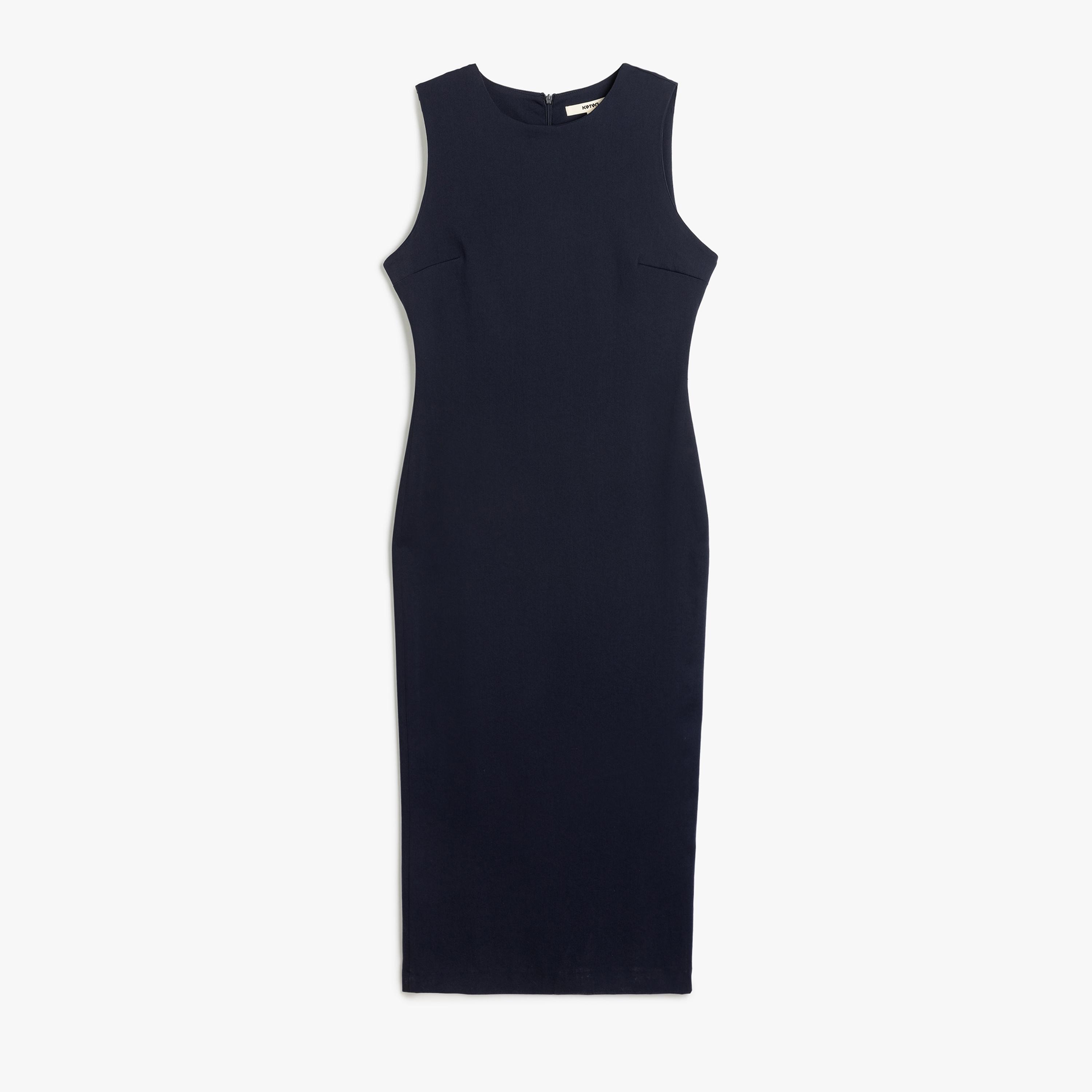 Koton Dark Blue Bodycon Women's Midi Dress-women-clothing-dresses-image-2
