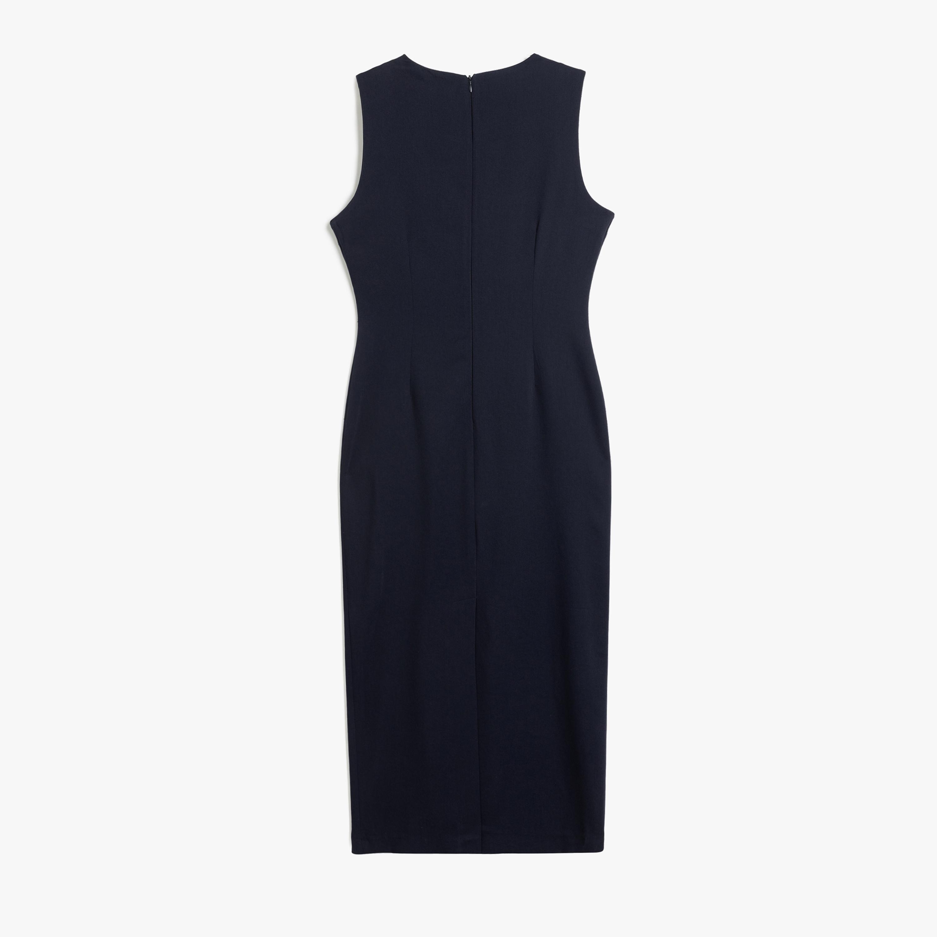 Koton Dark Blue Bodycon Women's Midi Dress-women-clothing-dresses-image-3