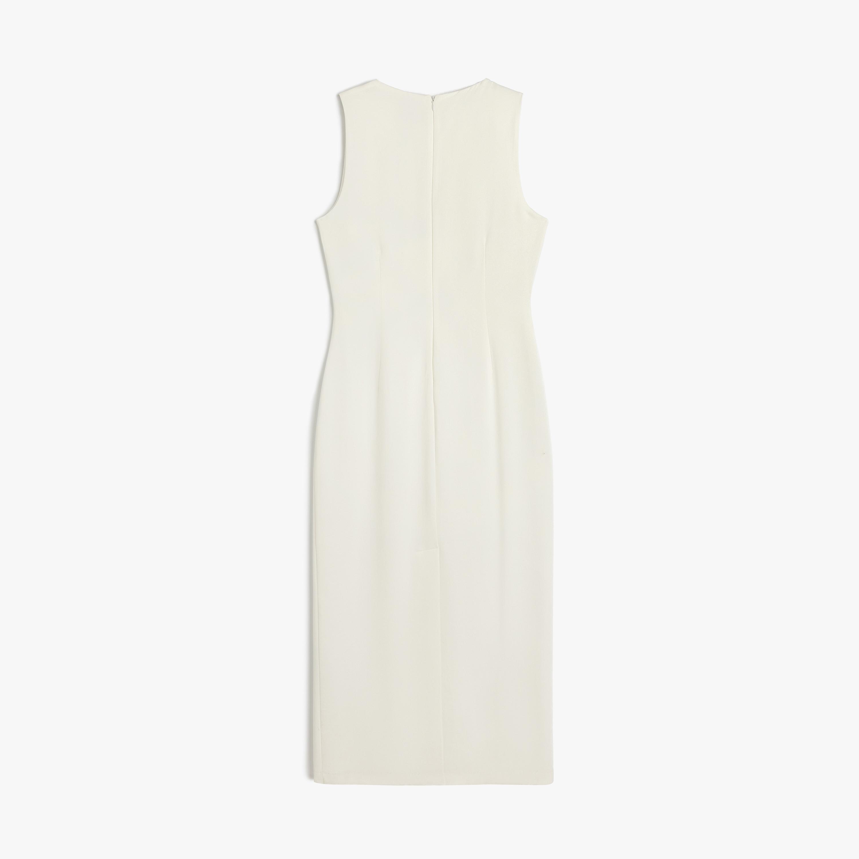 Koton White Sheath Women's Midi Dress-women-clothing-dresses-image-3