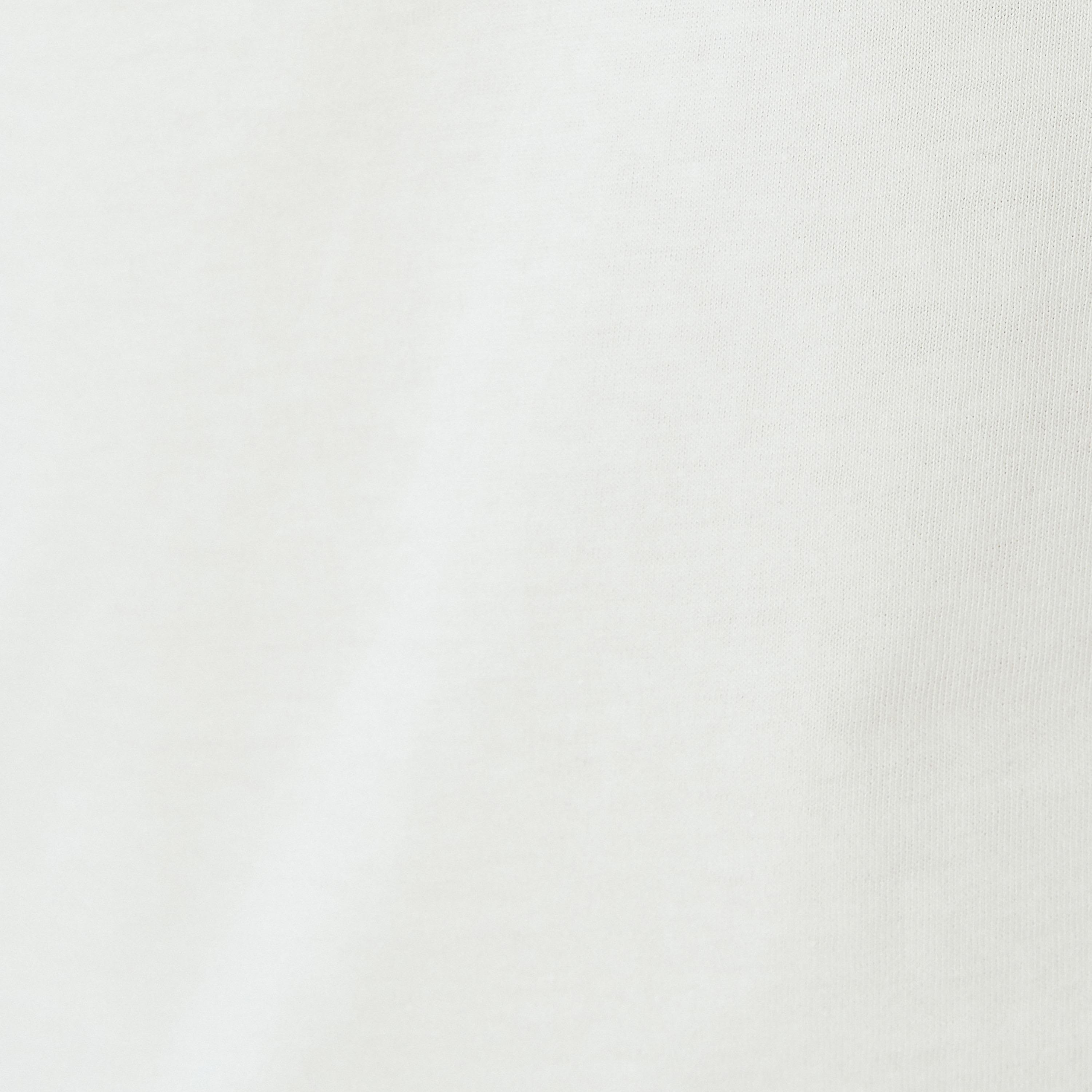 Koton White Plain Crew Neck Short Sleeves Women's T-Shirt-women-clothing-tshirts-image-5