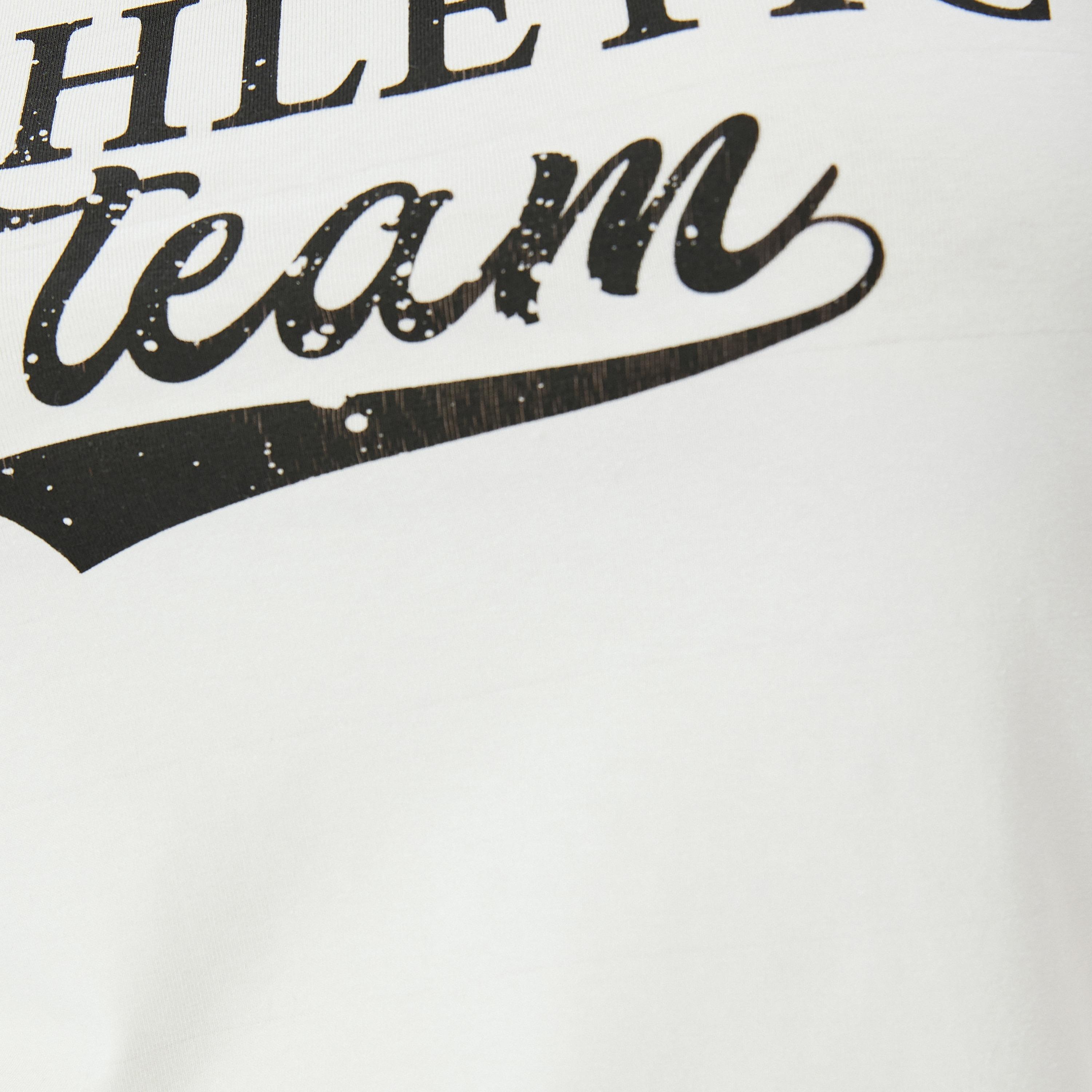 Koton White Text-Print Crew Neck Short Sleeves Women's T-Shirt-women-clothing-tshirts-image-5