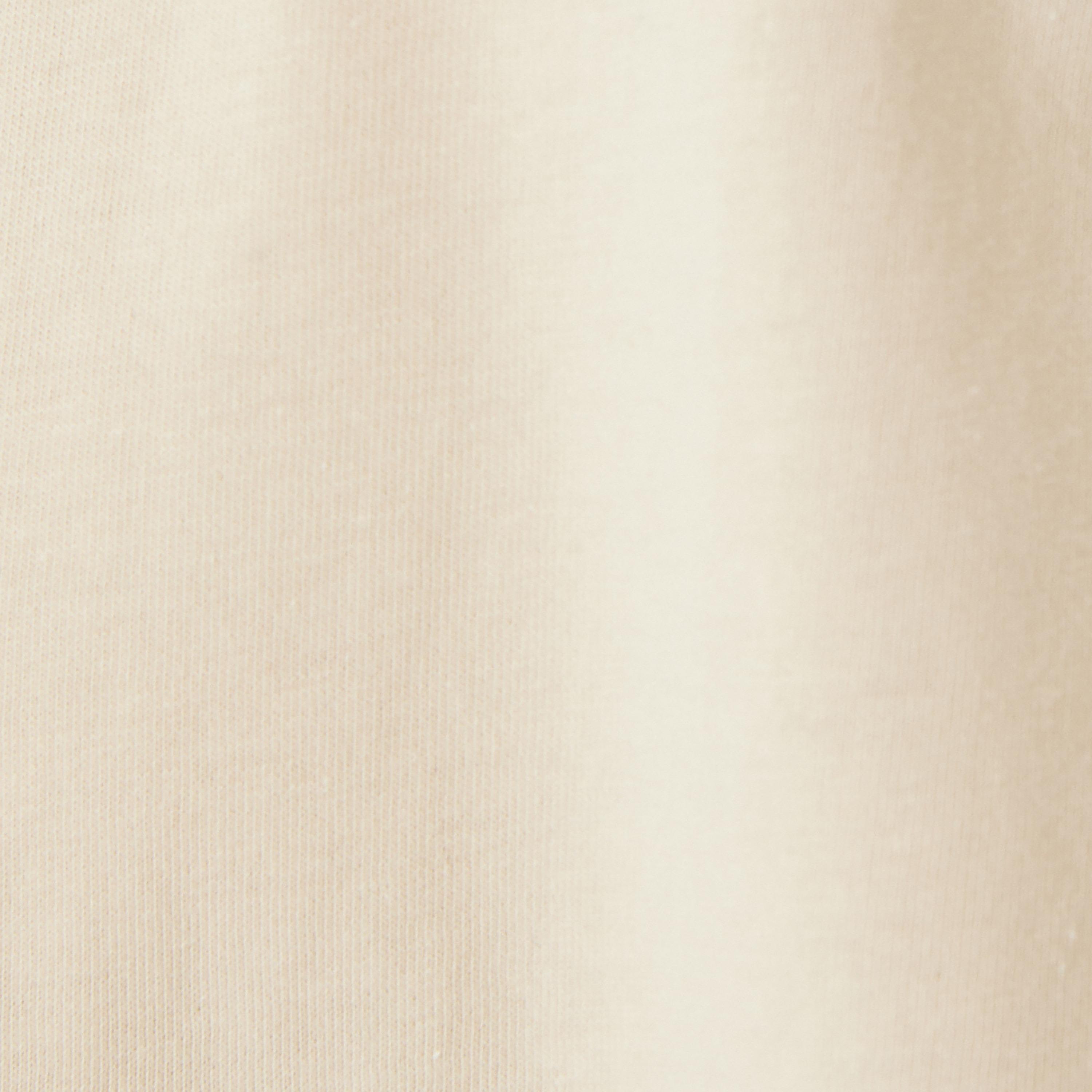 Koton Beige Plain Crew Neck Dropped Sleeves Women's T-Shirt-women-clothing-tshirts-image-5