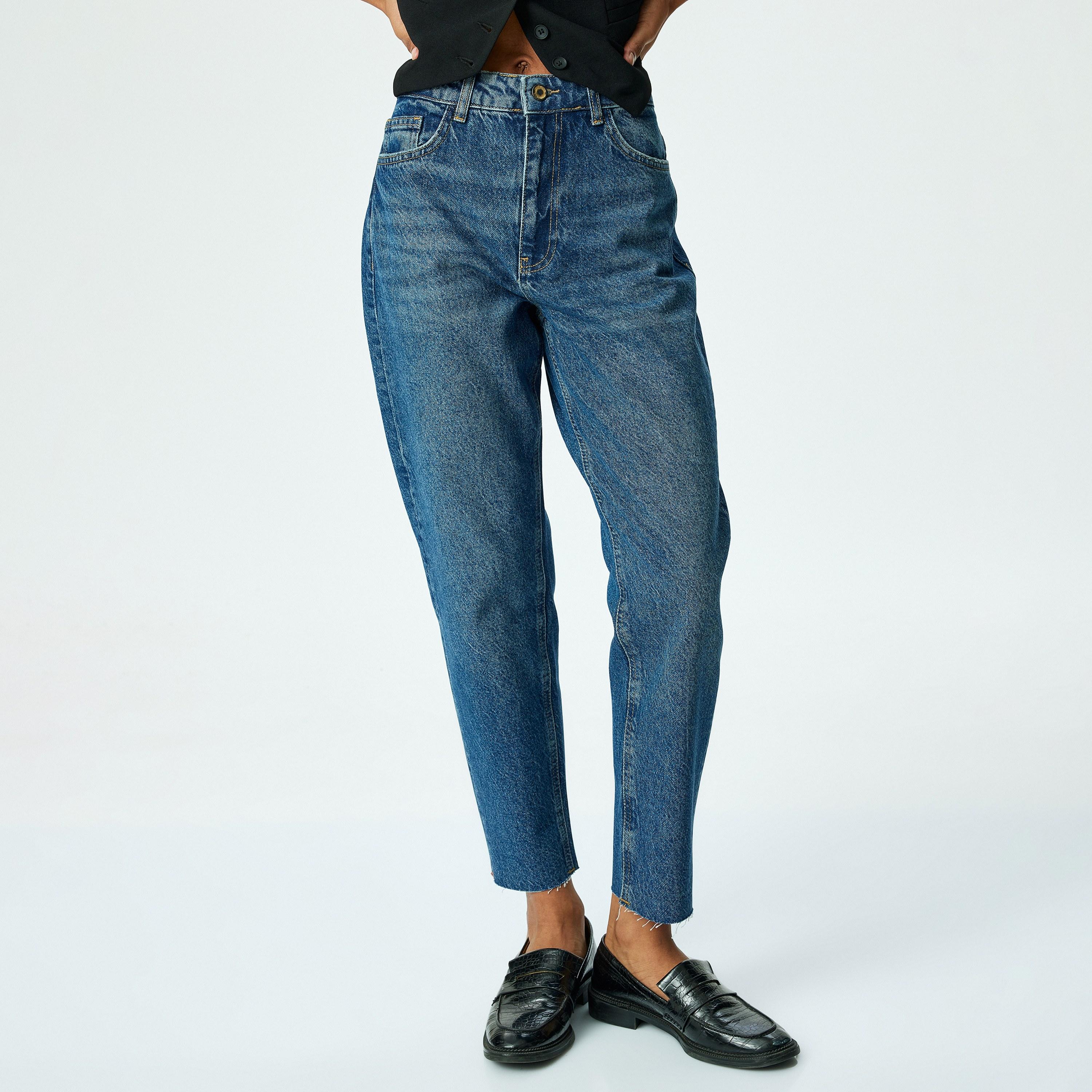 Koton Mom Fit 5 Pockets High-Rise Women's Jeans-women-clothing-bottoms-jeans-image-1