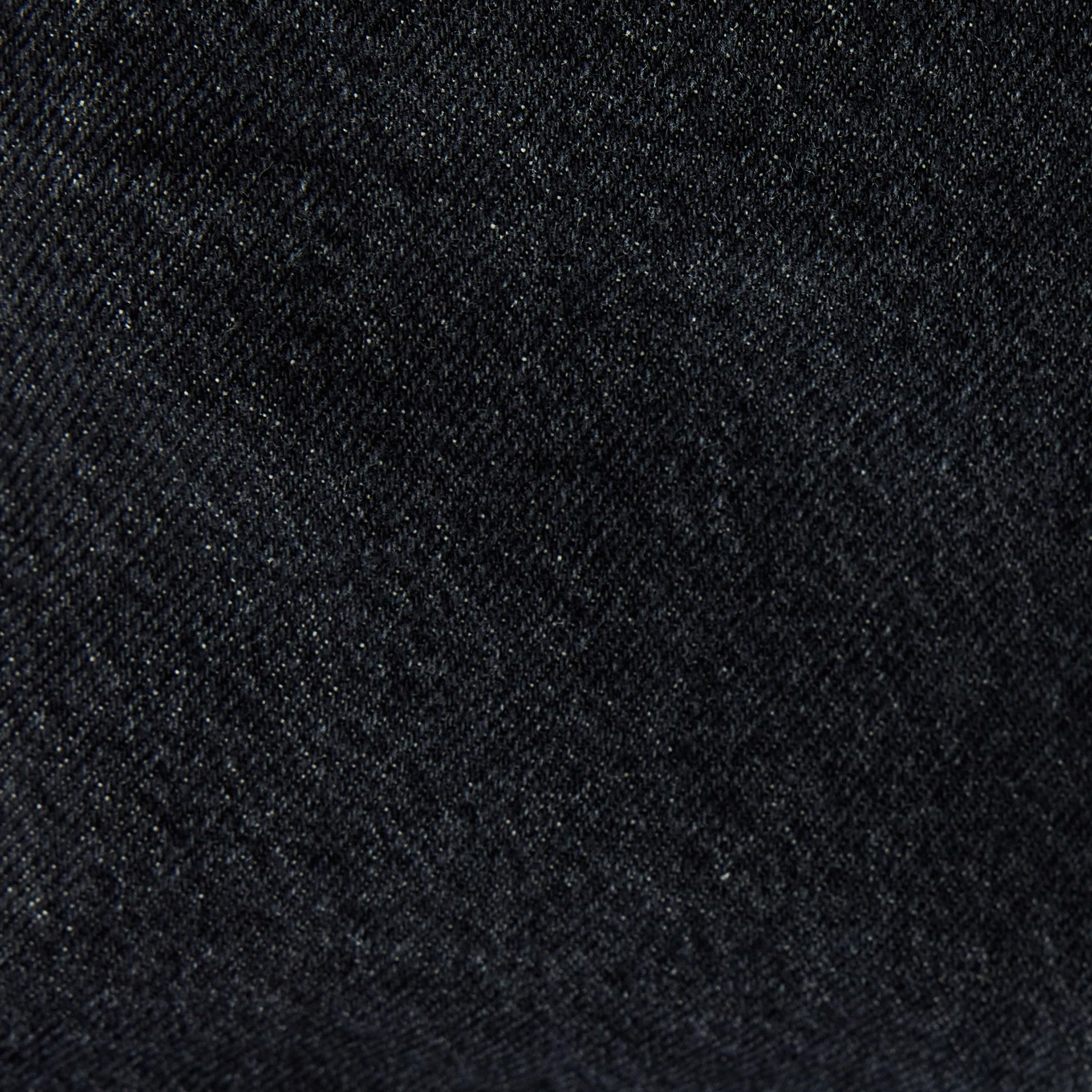 Koton Black Plain Button Women's Denim Shorts-women-clothing-bottoms-shorts-image-5