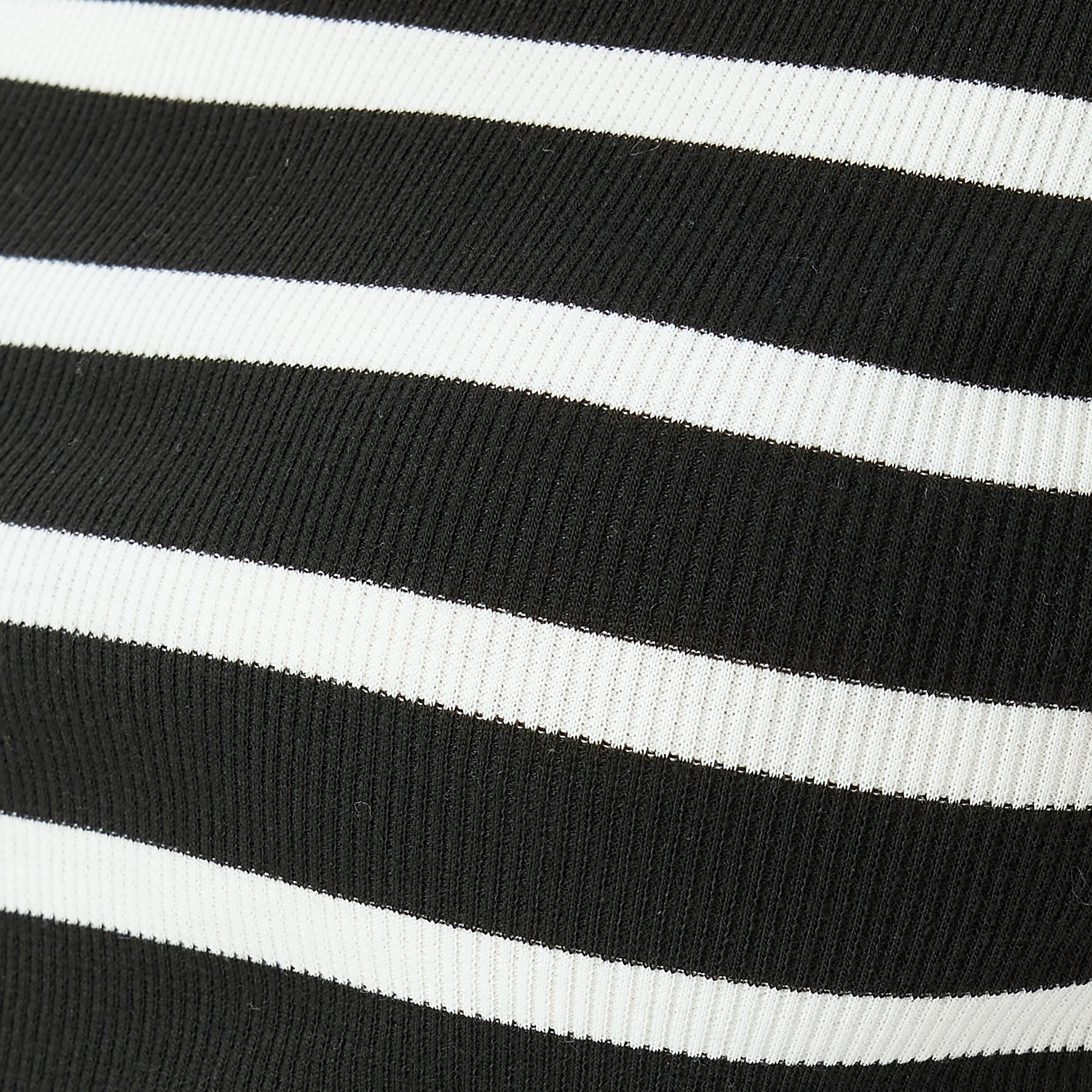 Koton Black Striped Bodycon Women's Mini Dress-women-clothing-dresses-image-5