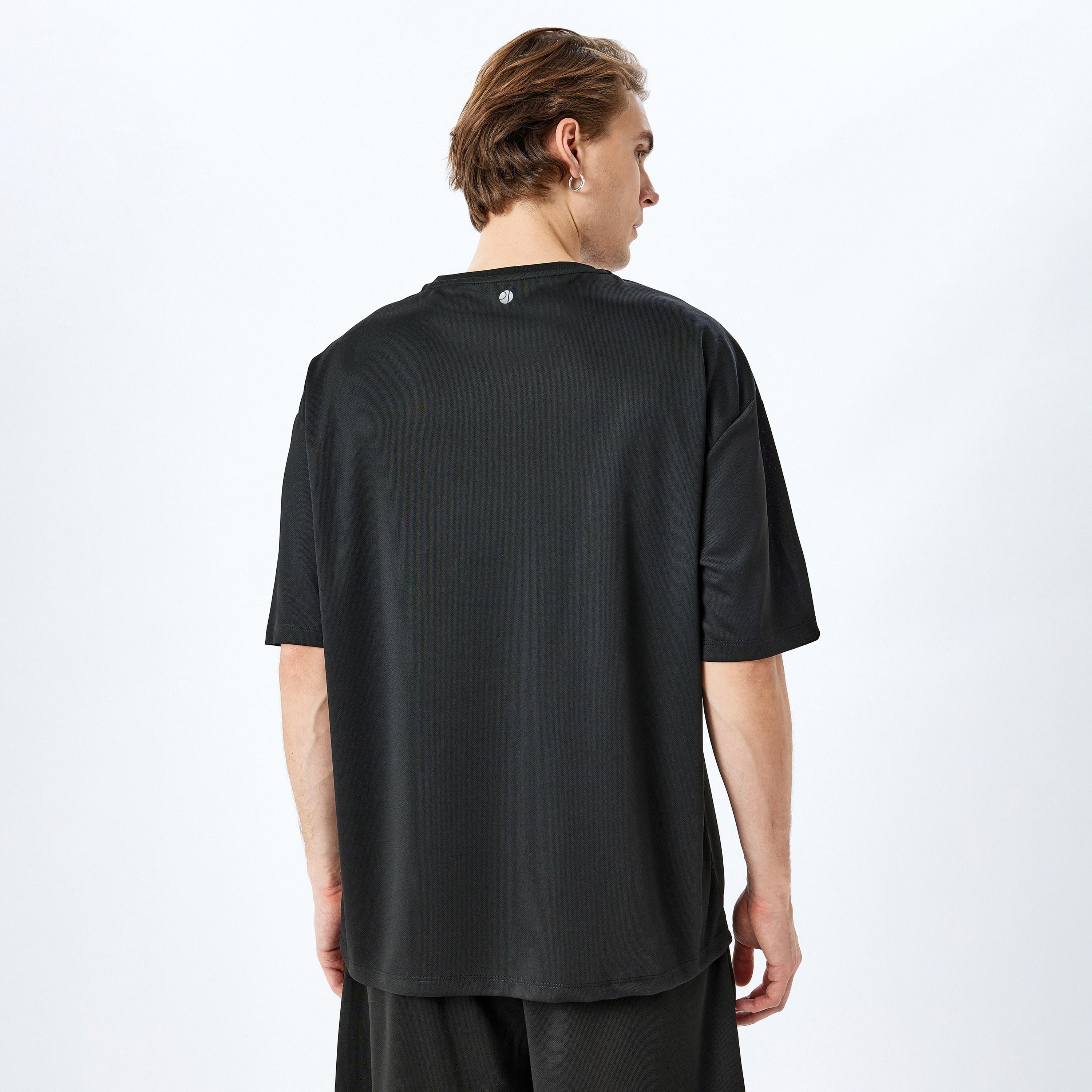 Koton Printed Crew Neck Short Sleeves Men's T-Shirt-sports-men-clothing-tshirtsandpolos-image-4