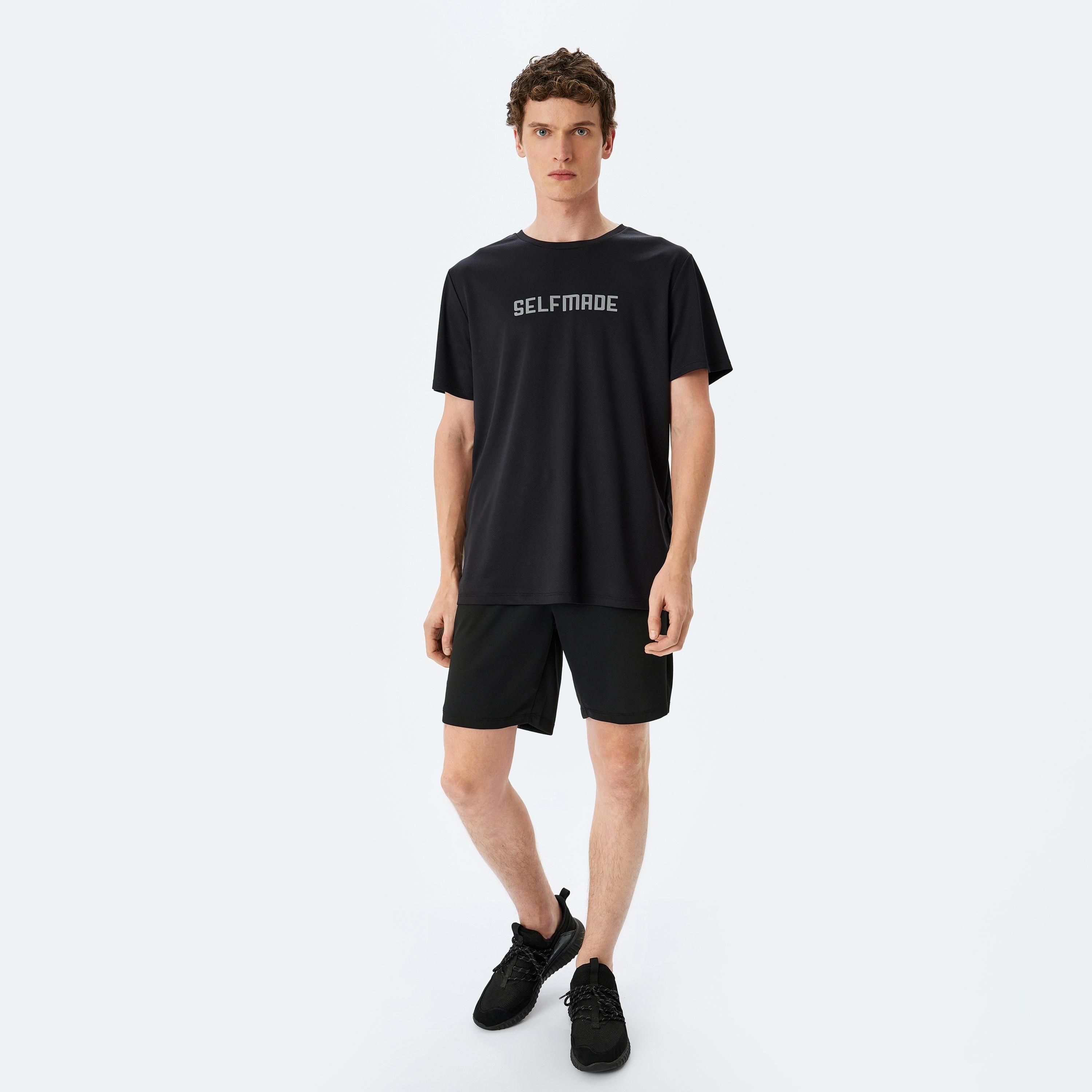 Koton Plain Crew Neck Short Sleeves Men's T-Shirt-men-clothing-tshirtsandpolos-tshirts-image-2