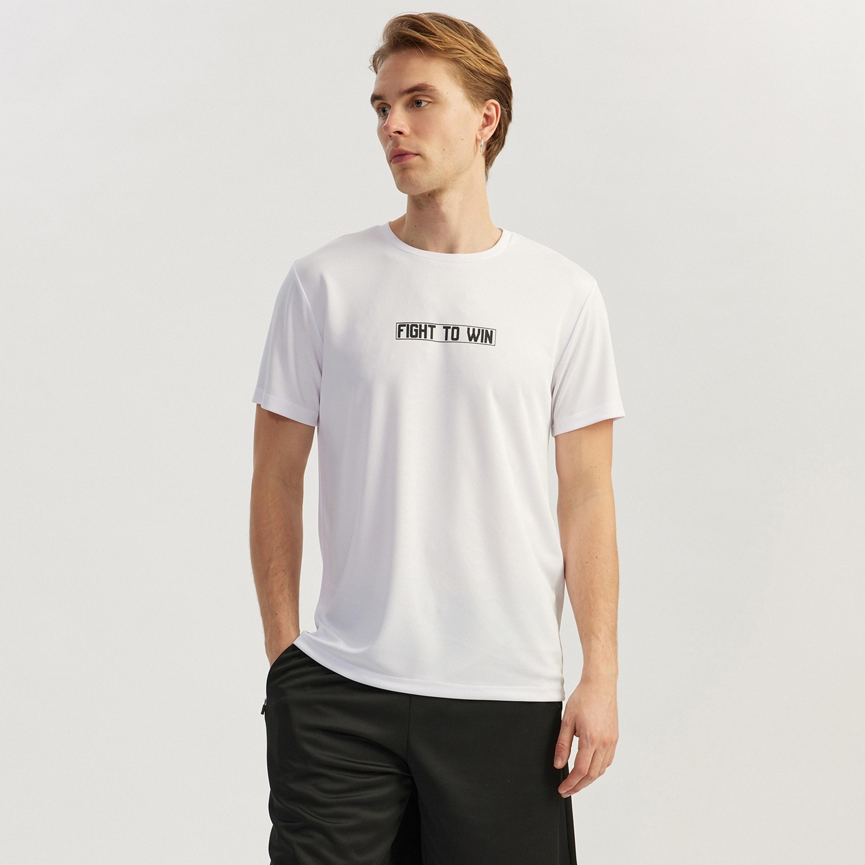 Koton Plain Crew Neck Short Sleeves Men's T-Shirt-men-clothing-tshirtsandpolos-tshirts-image-1