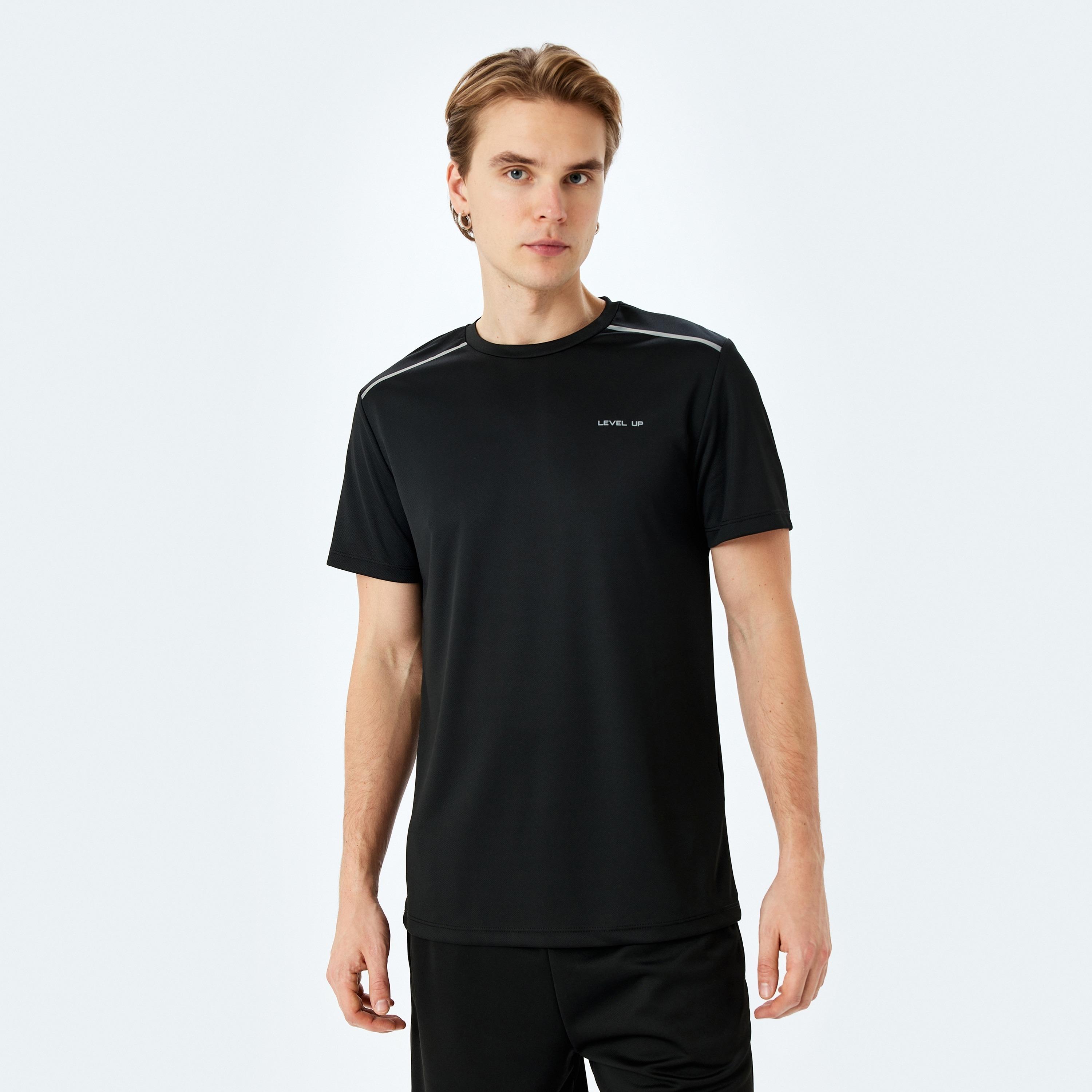 Koton Plain Crew Neck Short Sleeves Men's T-Shirt-men-clothing-tshirtsandpolos-tshirts-image-1