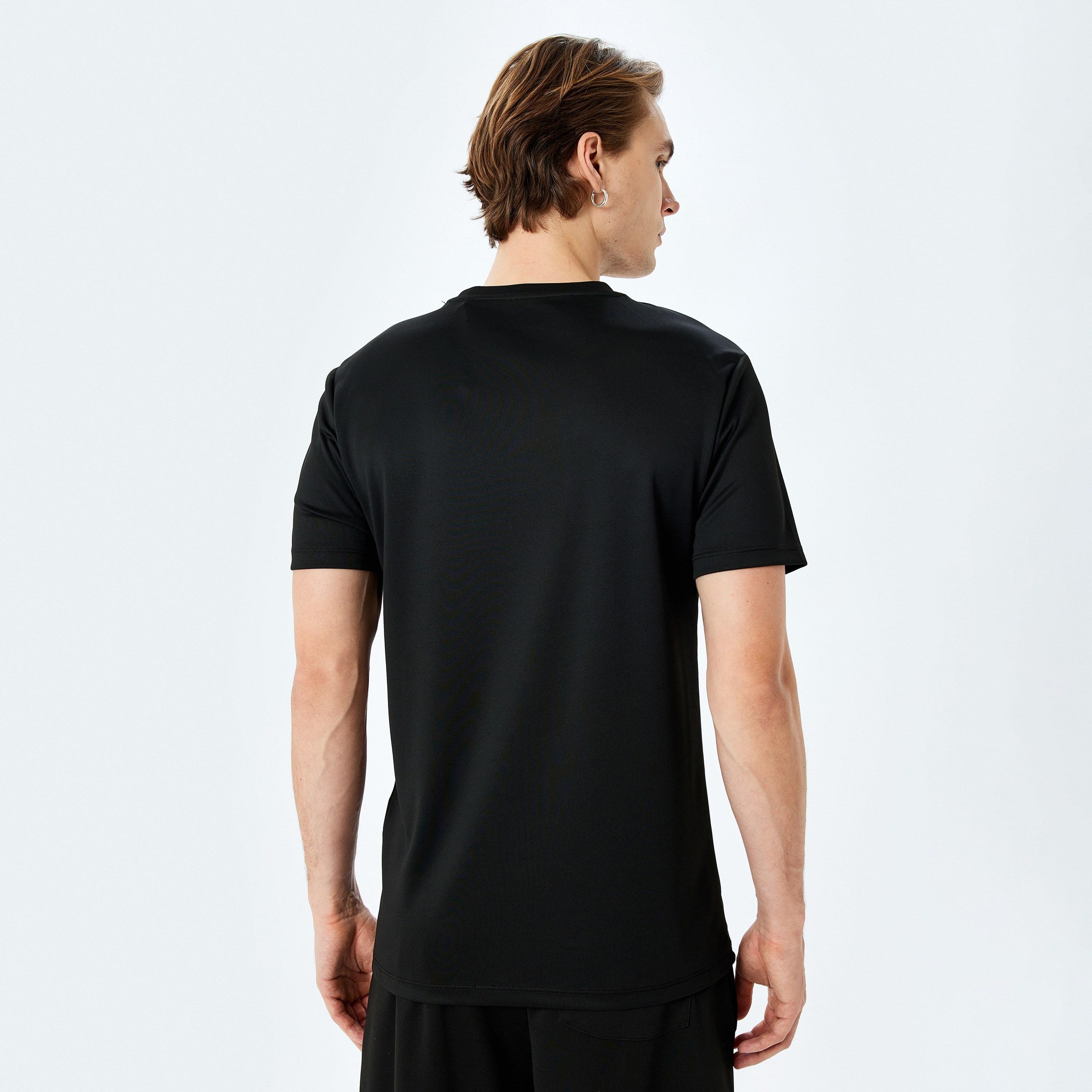Koton Plain Crew Neck Short Sleeves Men's T-Shirt-men-clothing-tshirtsandpolos-tshirts-image-4