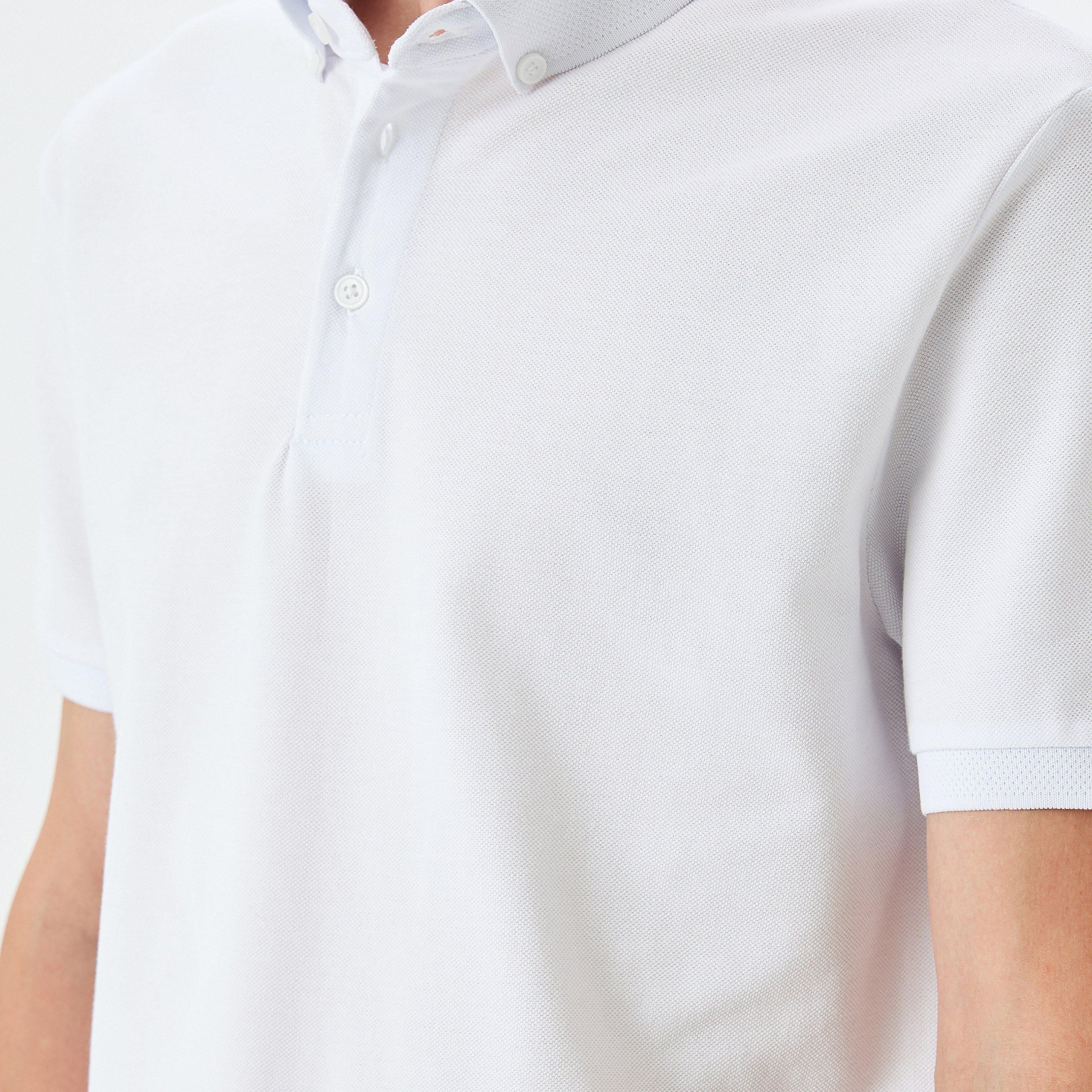 Koton Plain Collared Short Sleeves Men's Polo T-Shirt-men-clothing-tshirtsandpolos-polos-image-2