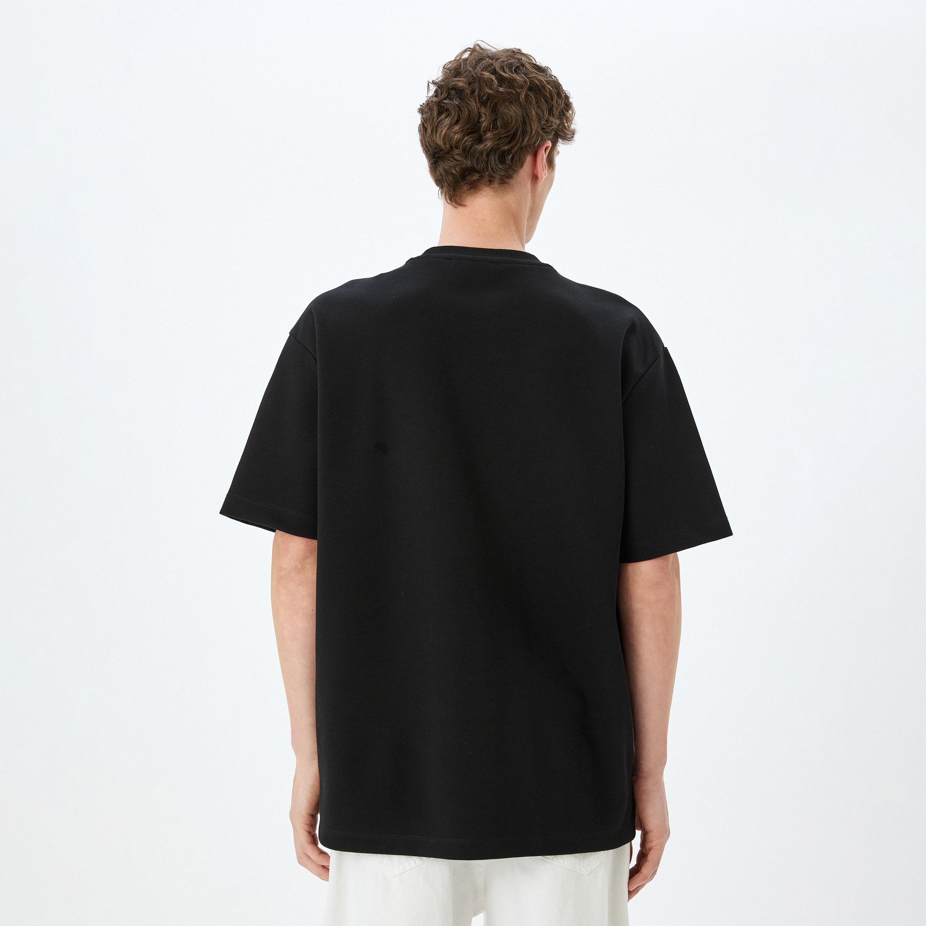 Koton Plain Crew Neck Short Sleeves Men's T-Shirt-men-clothing-tshirtsandpolos-tshirts-image-3
