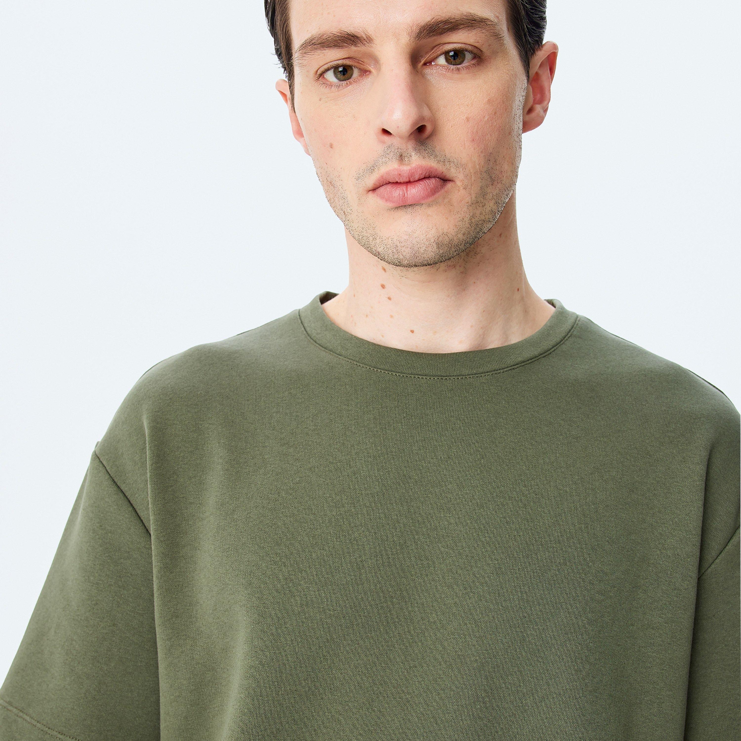 كوتون العادي برقبة قصيرة الأكمام القصيرة للرجال-men-clothing-tshirtsandpolos-tshirts-image-2